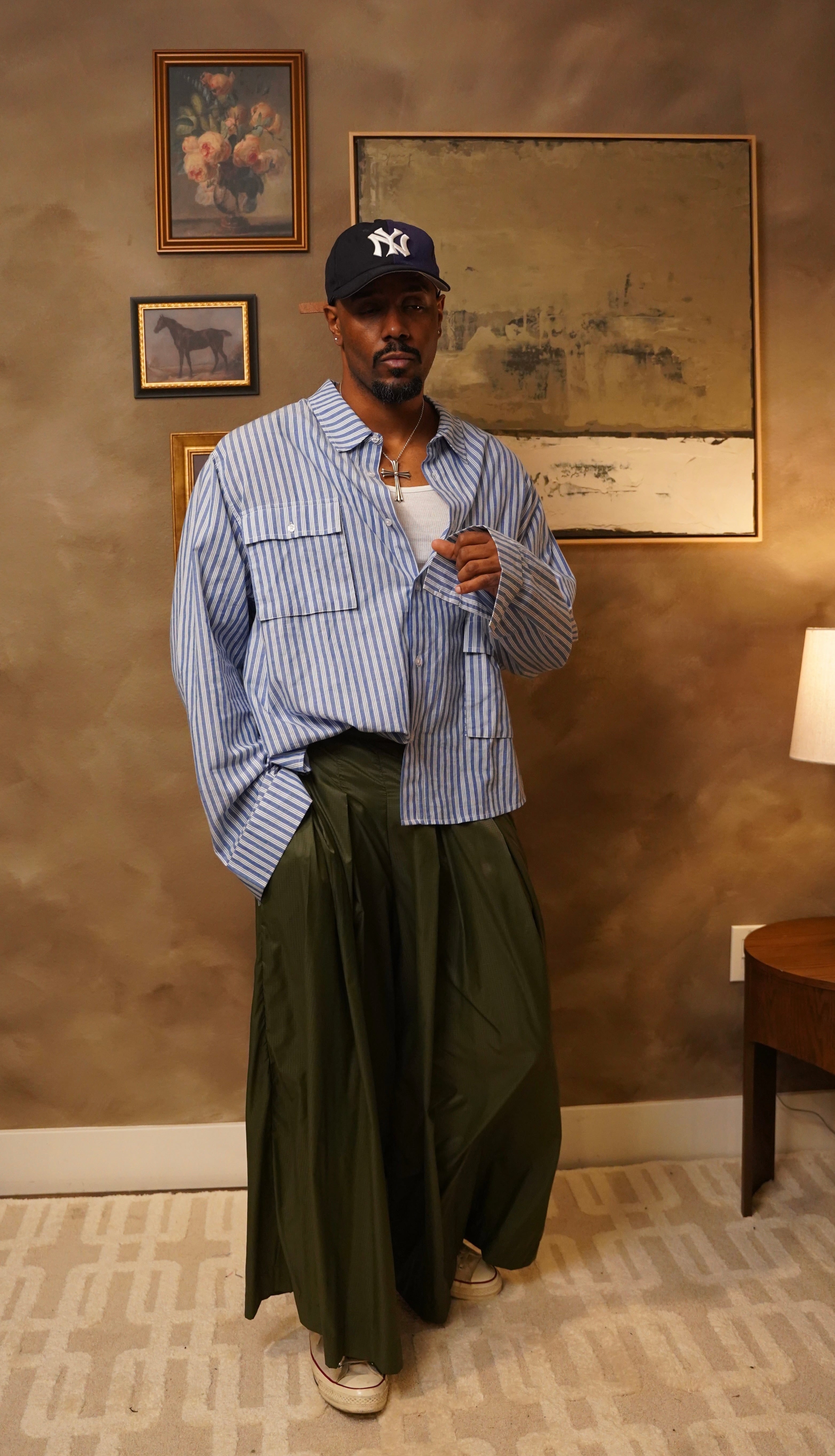 Zevelyn Jean Khadijah Wide Leg Pant KHADIJAH WIDE LEG PANT Army Green