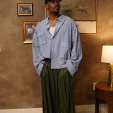 Zevelyn Jean Khadijah Wide Leg Pant KHADIJAH WIDE LEG PANT Army Green