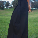Zevelyn Jean Khadijah Wide Leg Pant KHADIJAH WIDE LEG PANT Black Denim