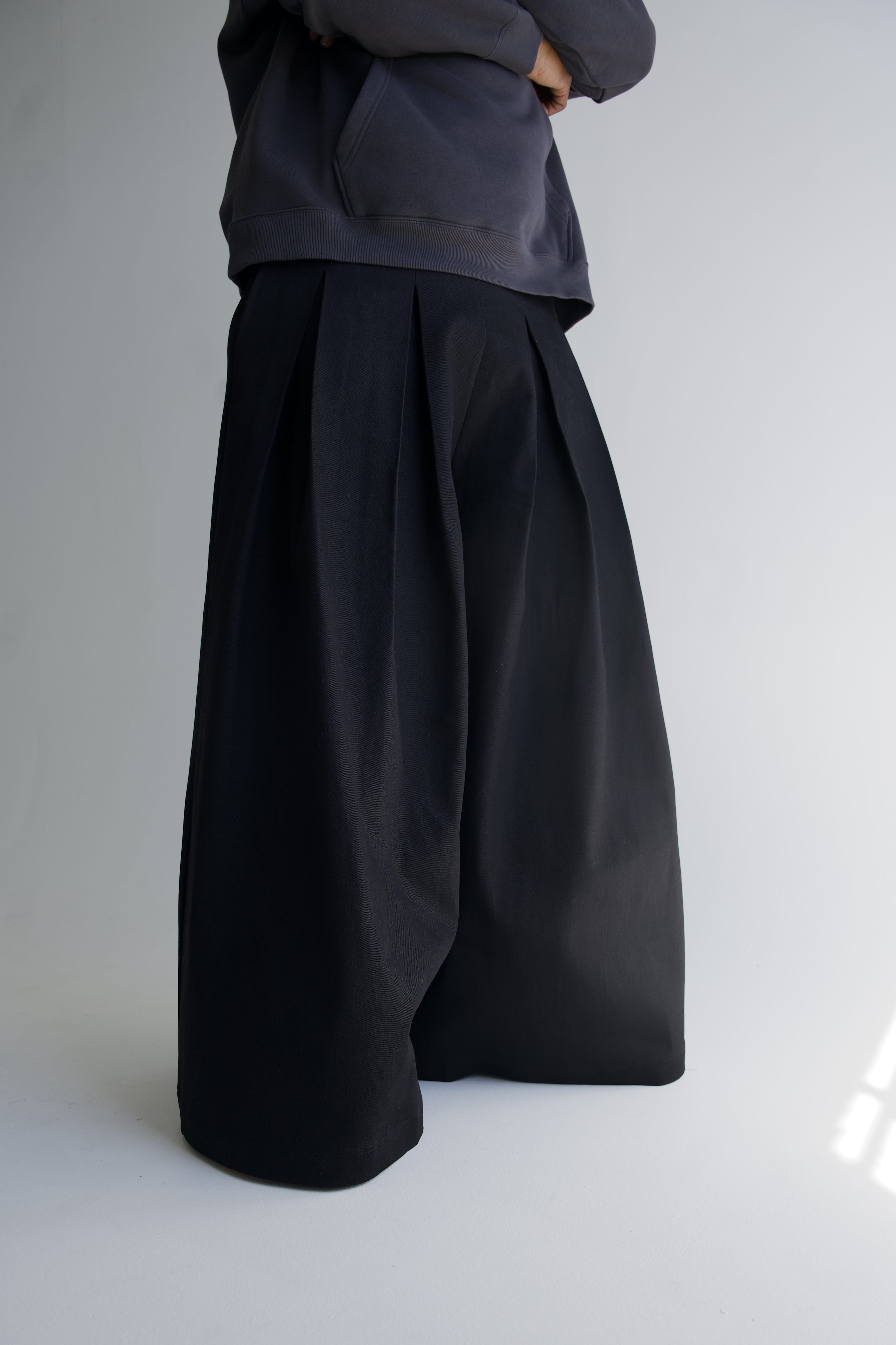 Zevelyn Jean Khadijah Wide Leg Pant KHADIJAH WIDE LEG PANT Black Denim