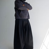 Zevelyn Jean Khadijah Wide Leg Pant KHADIJAH WIDE LEG PANT Black Denim