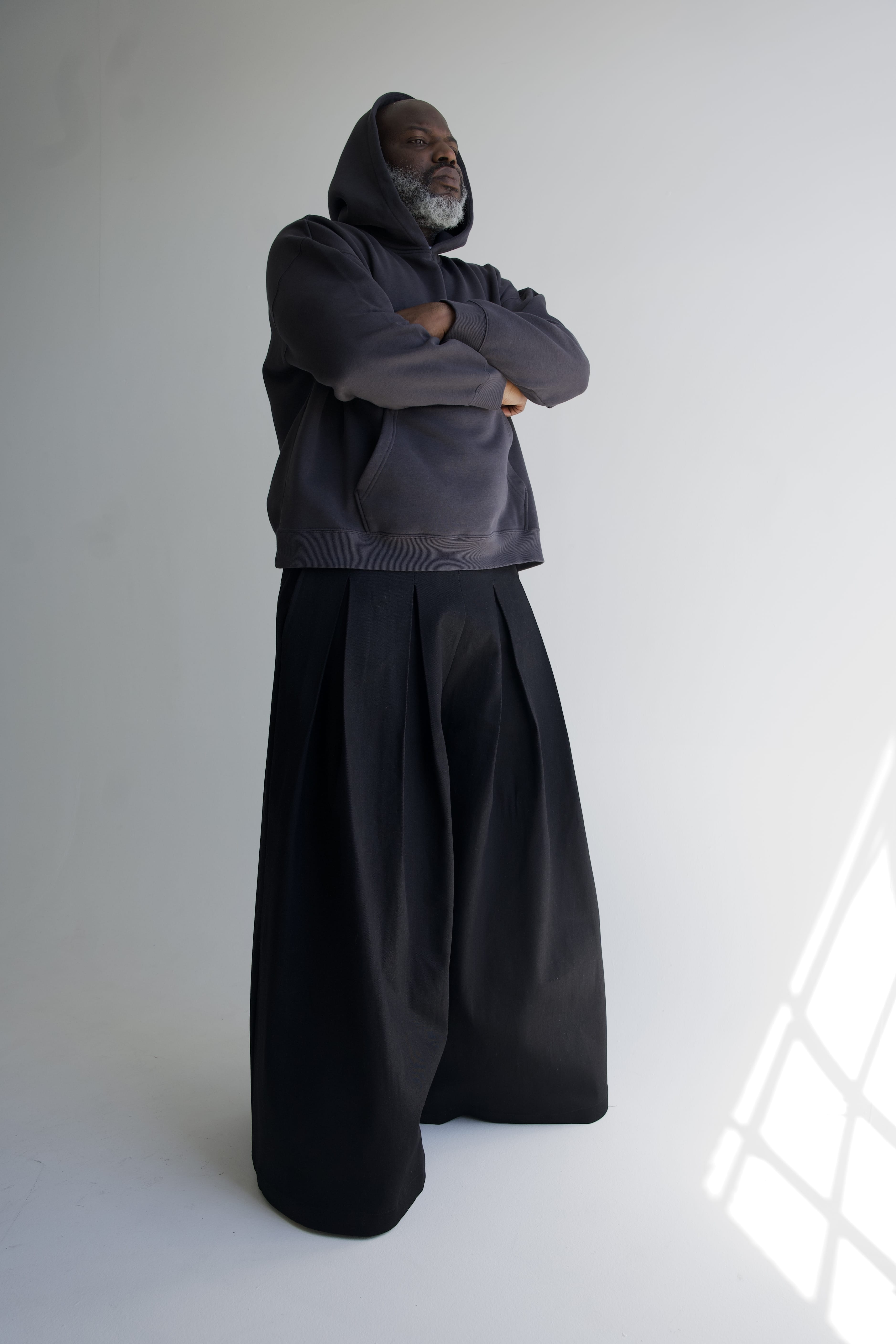 Zevelyn Jean Khadijah Wide Leg Pant KHADIJAH WIDE LEG PANT Black Denim