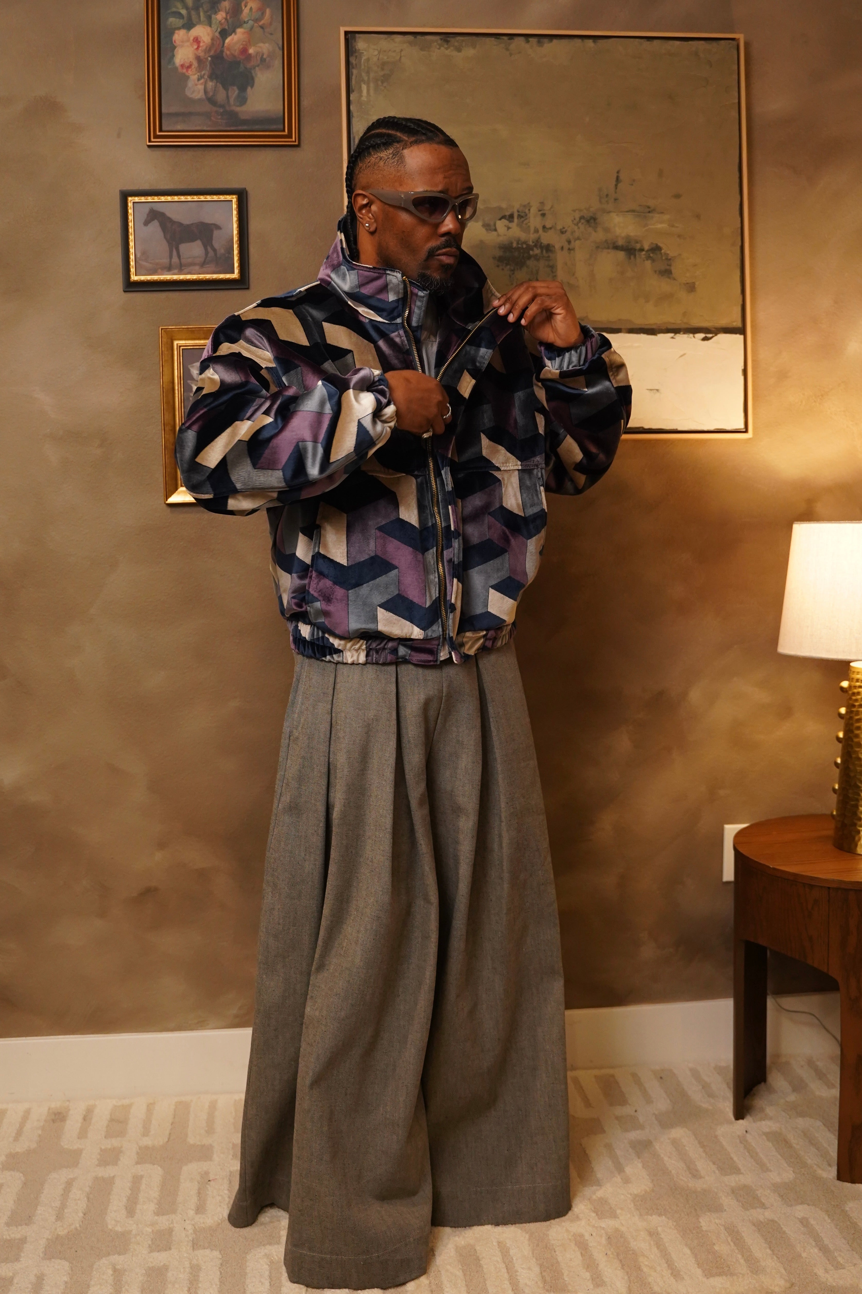 Zevelyn Jean Khadijah Wide Leg Pant KHADIJAH WIDE LEG PANT Black Mist Denim