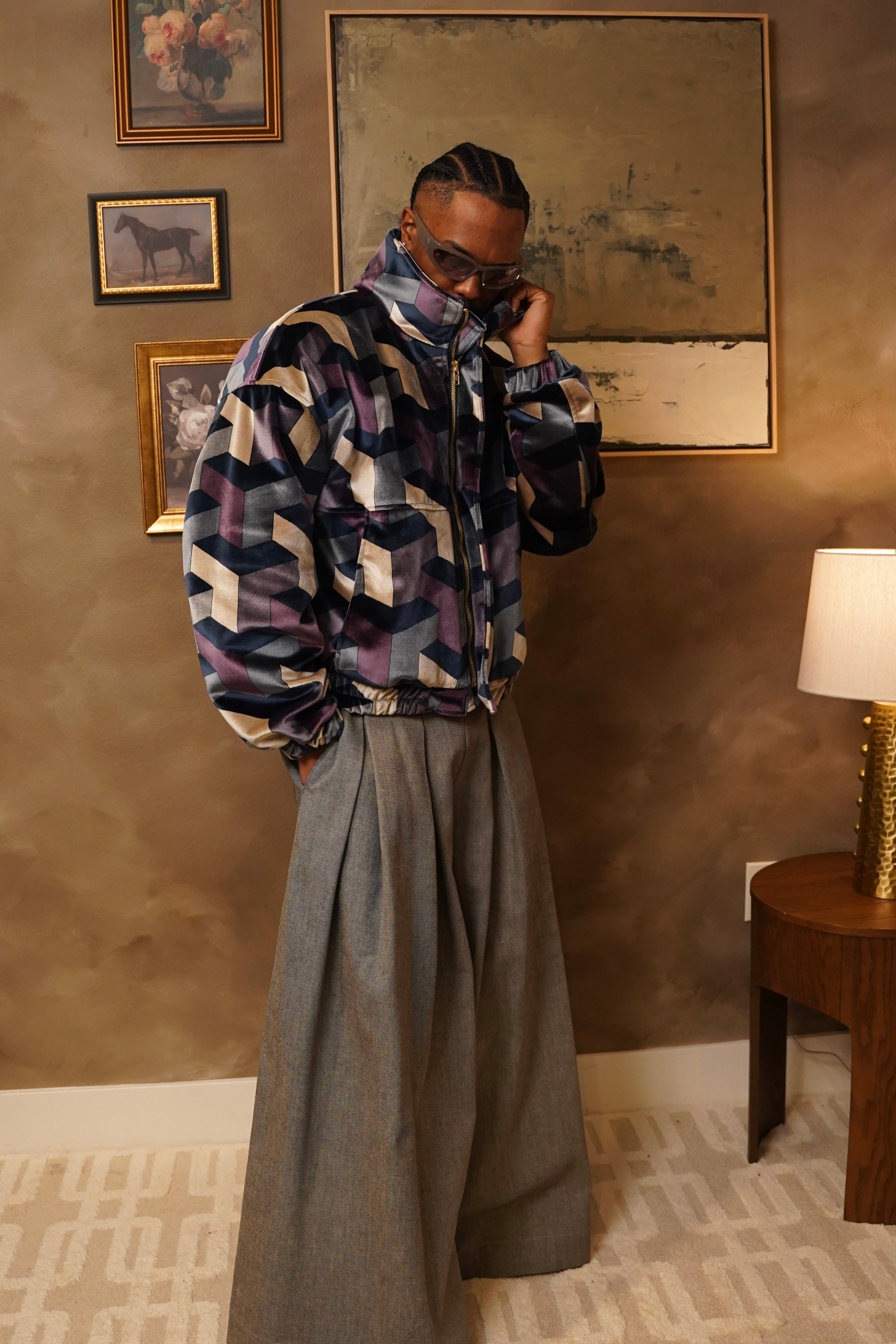 Zevelyn Jean Khadijah Wide Leg Pant KHADIJAH WIDE LEG PANT Black Mist Denim