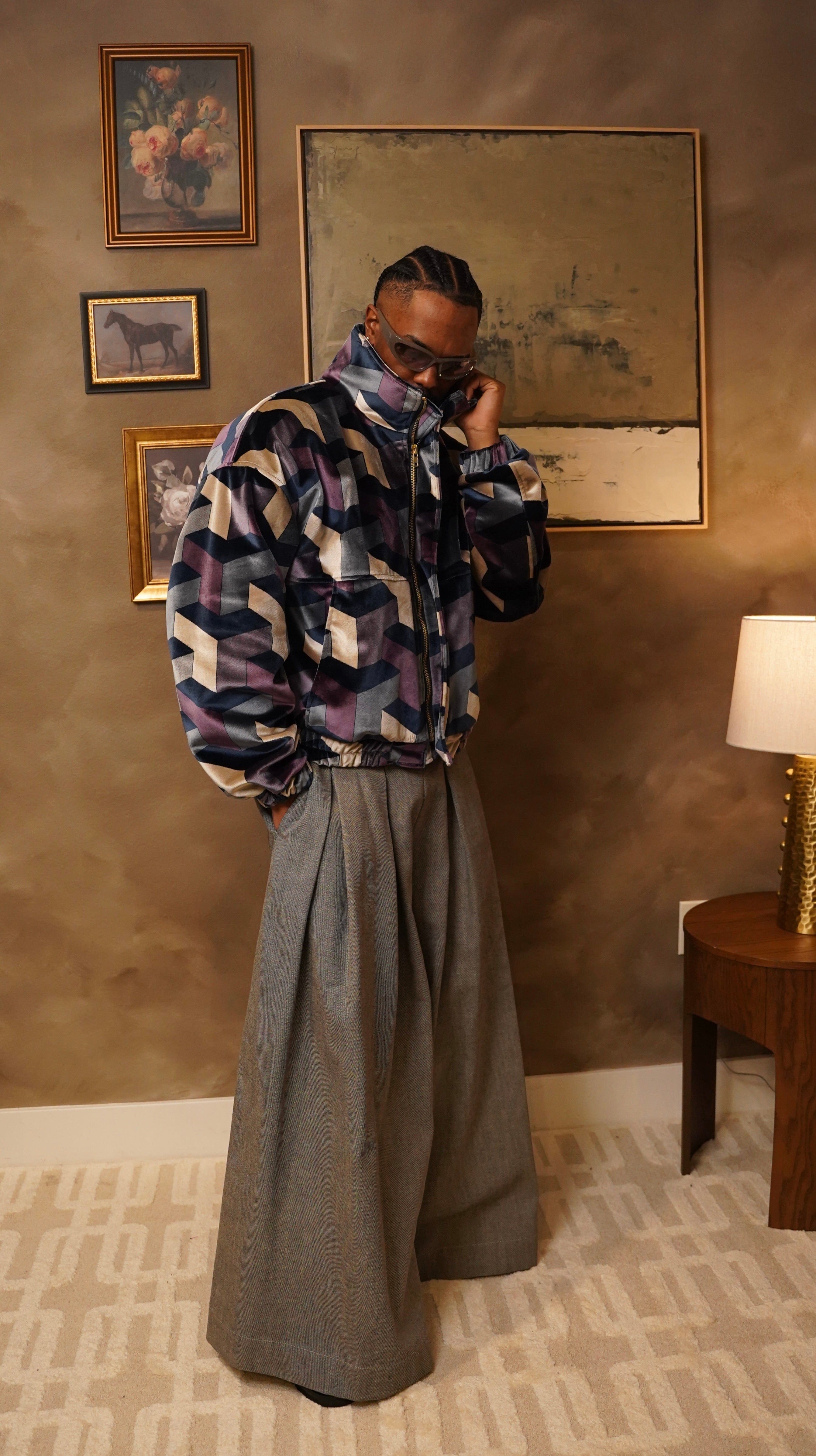 Zevelyn Jean Khadijah Wide Leg Pant KHADIJAH WIDE LEG PANT Black Mist Denim