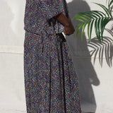 Zevelyn Jean Khadijah Wide Leg Pant KHADIJAH WIDE LEG PANT Blue Fetti