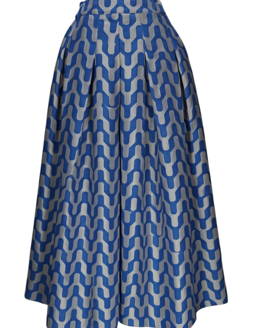 Zevelyn Jean Khadijah Wide Leg Pant KHADIJAH WIDE LEG PANT Blue Taffy