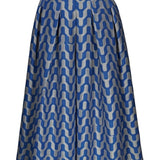 Zevelyn Jean Khadijah Wide Leg Pant KHADIJAH WIDE LEG PANT Blue Taffy