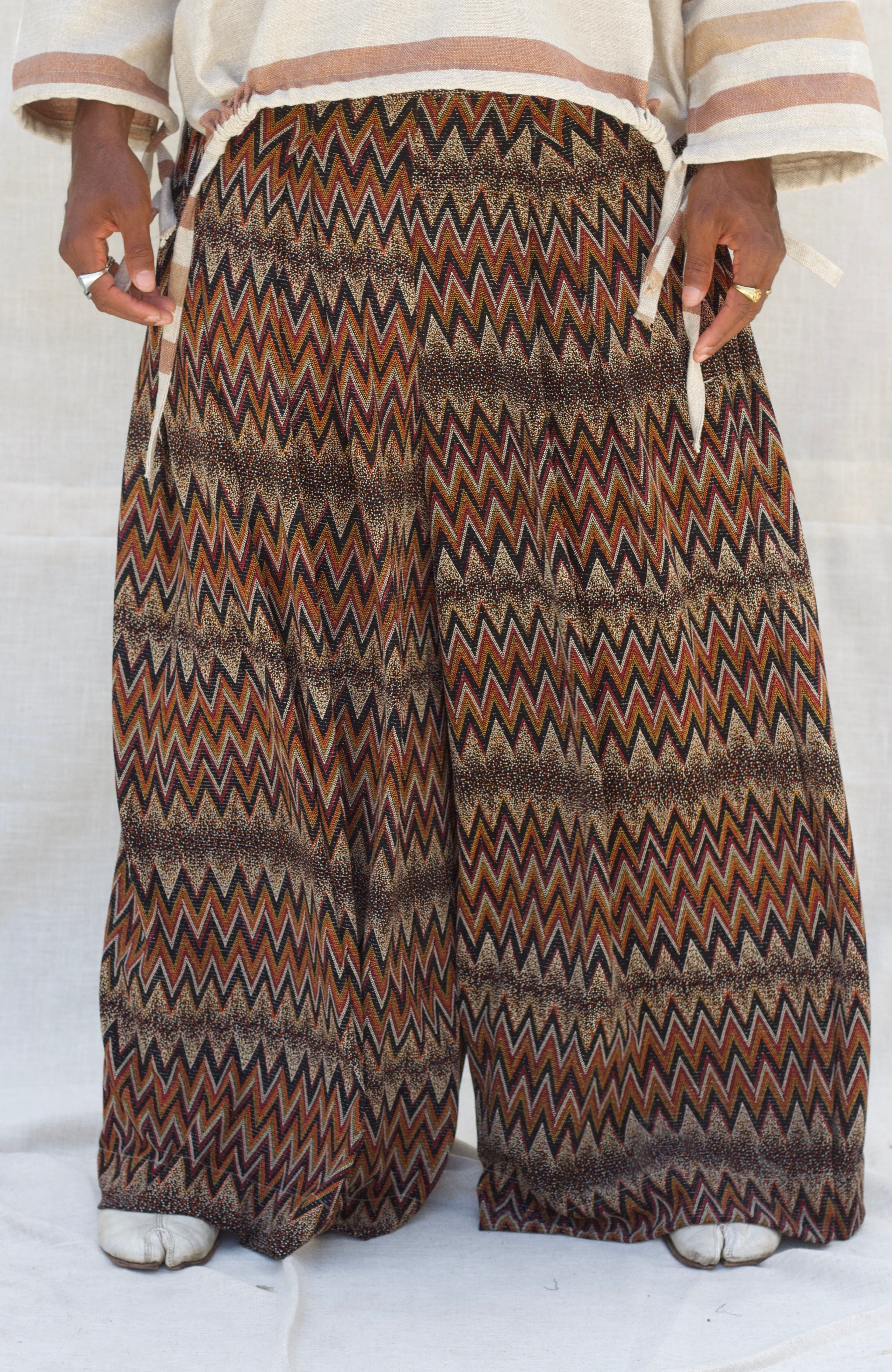 Zevelyn Jean Khadijah Wide Leg Pant KHADIJAH WIDE LEG PANT Bohemian Chevron