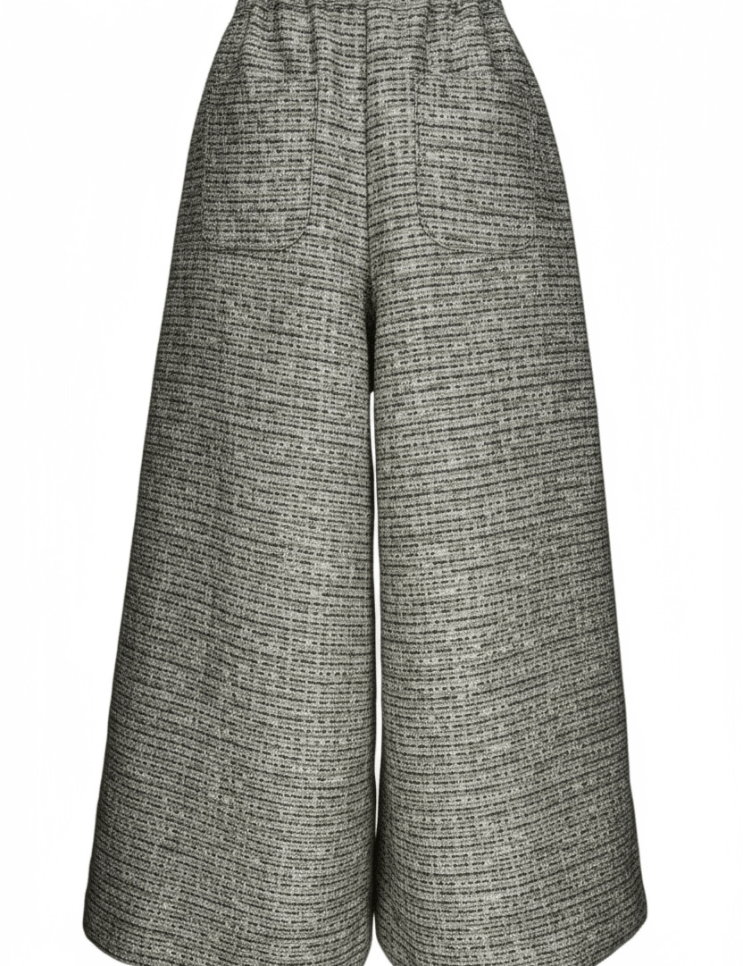 Zevelyn Jean Khadijah Wide Leg Pant KHADIJAH WIDE LEG PANT Cashmere Smoke