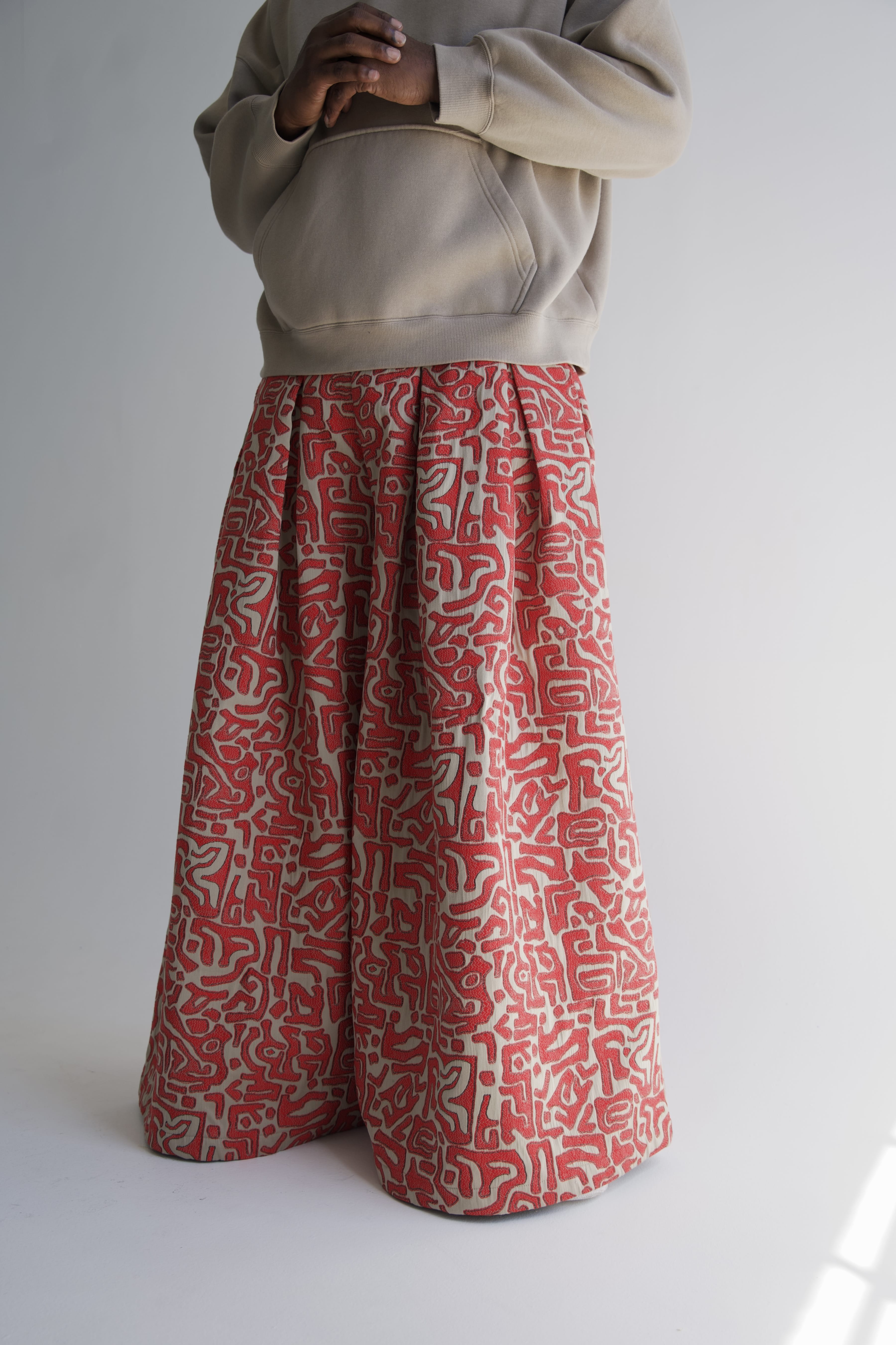 Zevelyn Jean Khadijah Wide Leg Pant KHADIJAH WIDE LEG PANT Cayenne Pepper