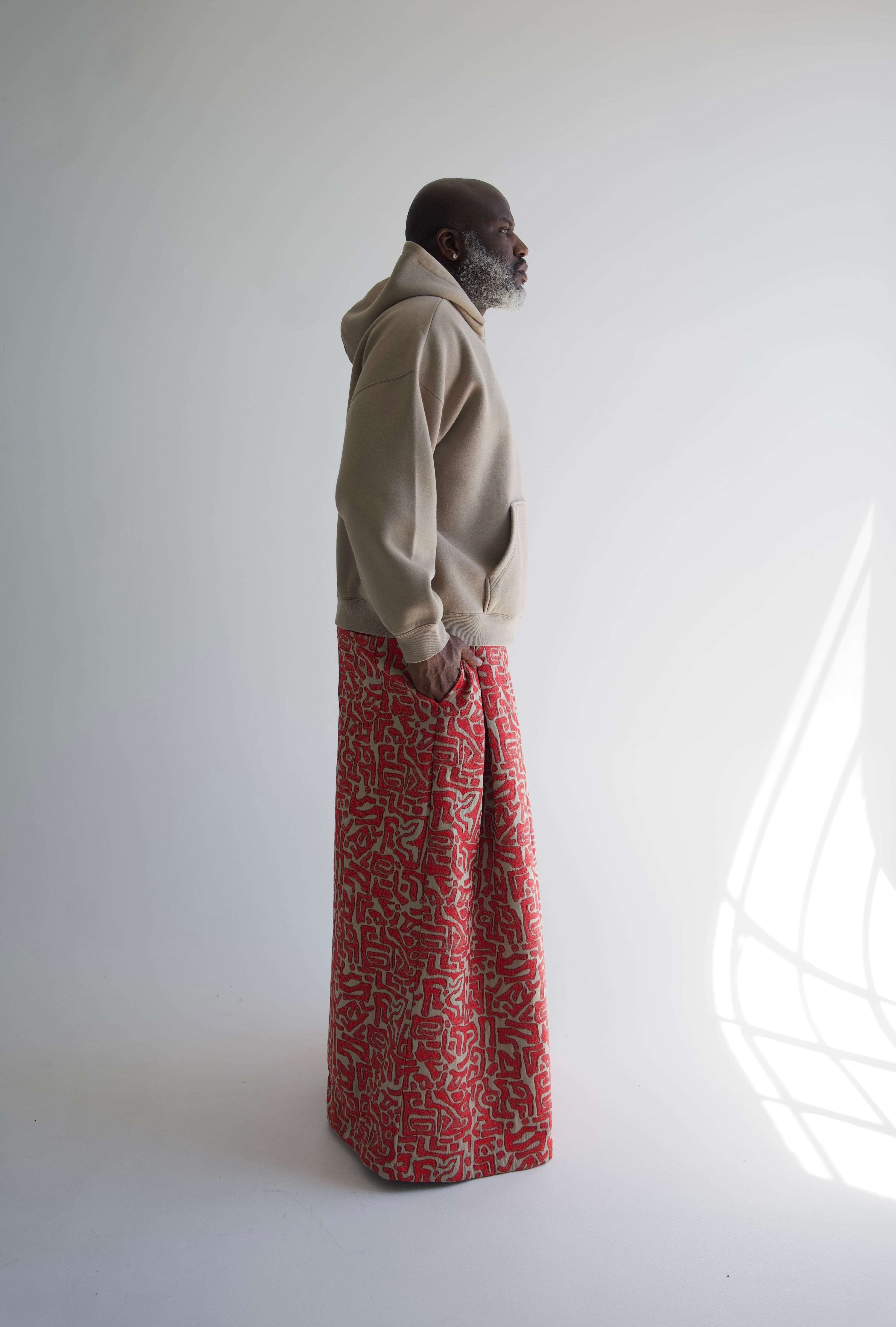 Zevelyn Jean Khadijah Wide Leg Pant KHADIJAH WIDE LEG PANT Cayenne Pepper