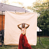 Zevelyn Jean Khadijah Wide Leg Pant KHADIJAH WIDE LEG PANT Cherry Red