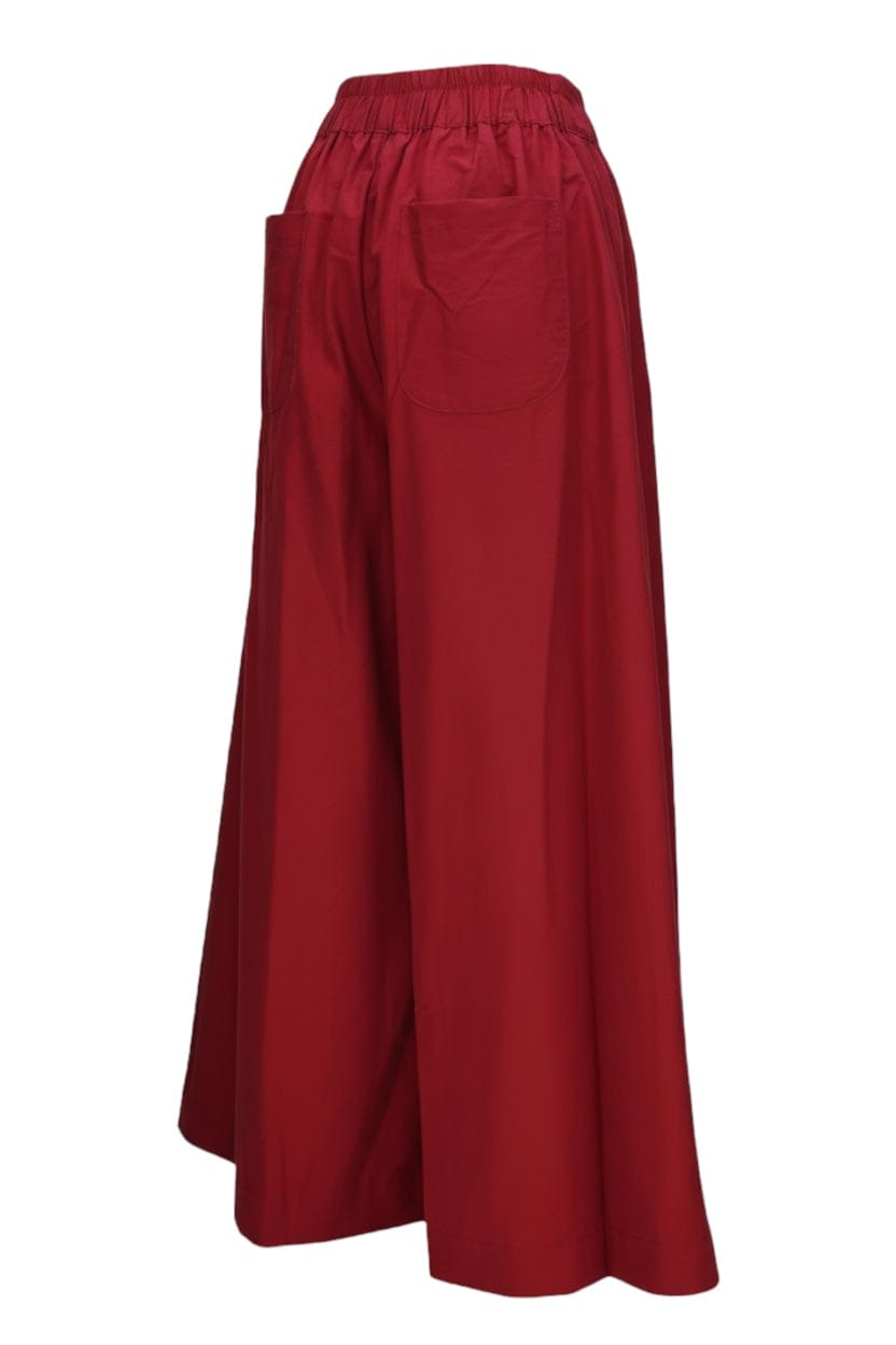 Zevelyn Jean Khadijah Wide Leg Pant KHADIJAH WIDE LEG PANT Cherry Red