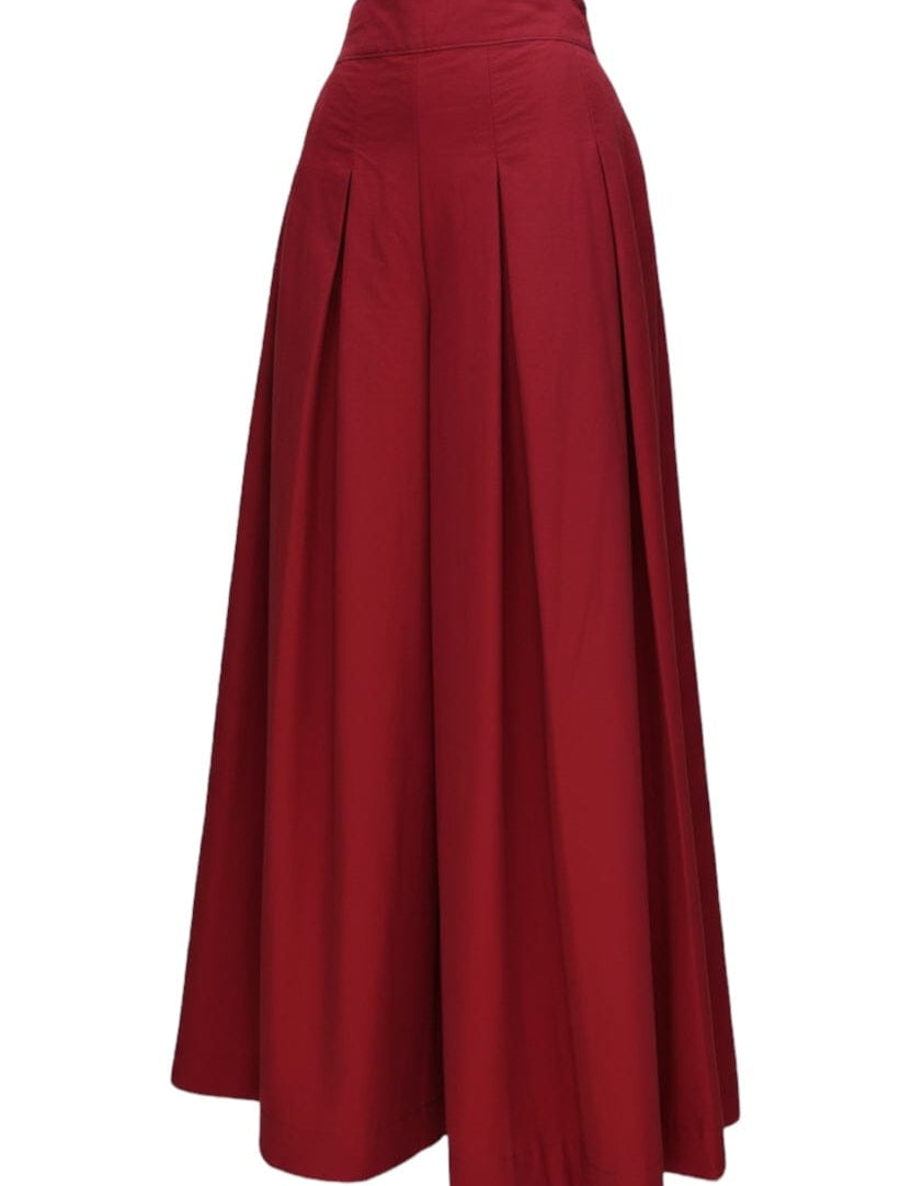 Zevelyn Jean Khadijah Wide Leg Pant KHADIJAH WIDE LEG PANT Cherry Red