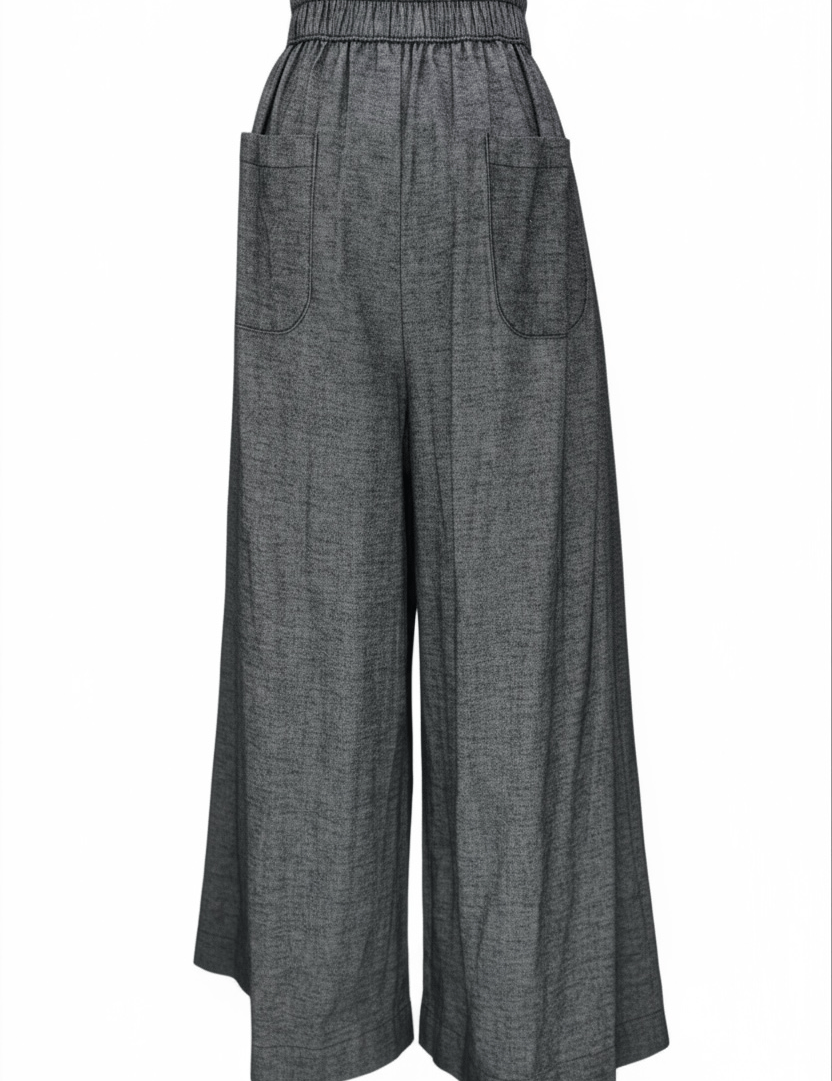 Zevelyn Jean Khadijah Wide Leg Pant KHADIJAH WIDE LEG PANT Coal