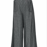 Zevelyn Jean Khadijah Wide Leg Pant KHADIJAH WIDE LEG PANT Coal