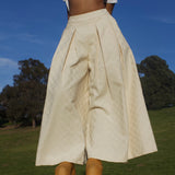 Zevelyn Jean Khadijah Wide Leg Pant KHADIJAH WIDE LEG PANT Cream Denim