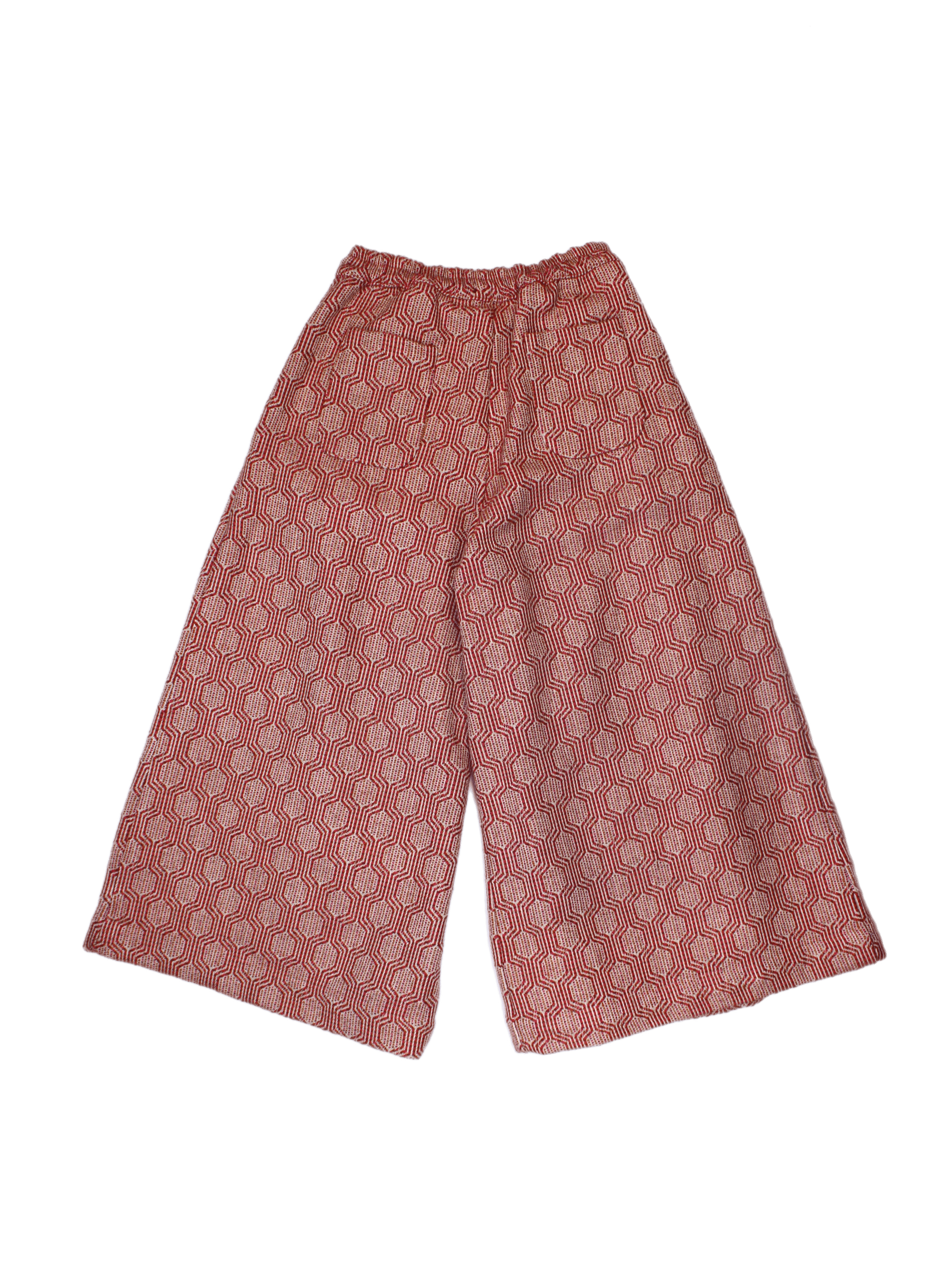 Zevelyn Jean Khadijah Wide Leg Pant KHADIJAH WIDE LEG PANT Crimson