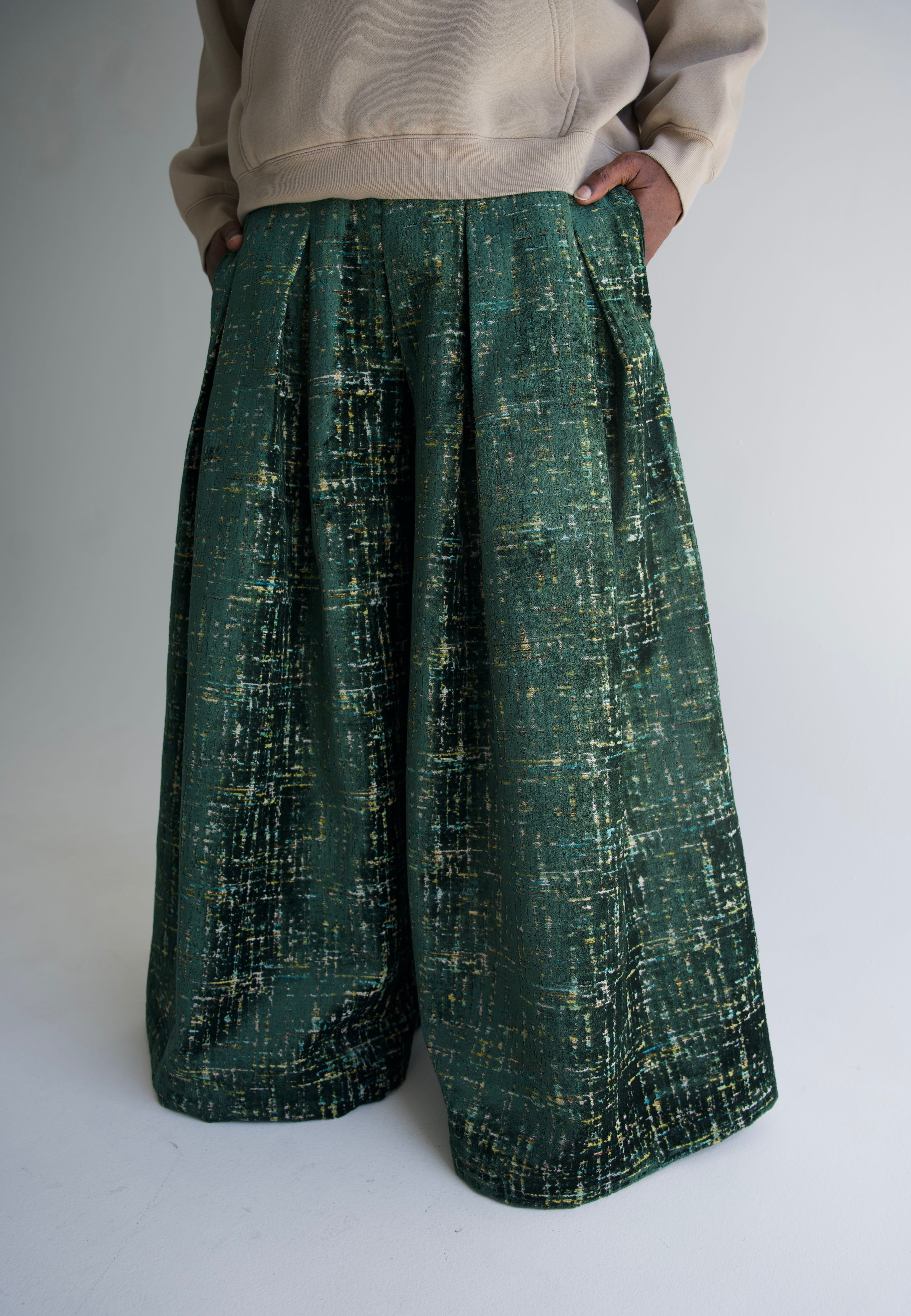 Zevelyn Jean Khadijah Wide Leg Pant KHADIJAH WIDE LEG PANT Evergreen
