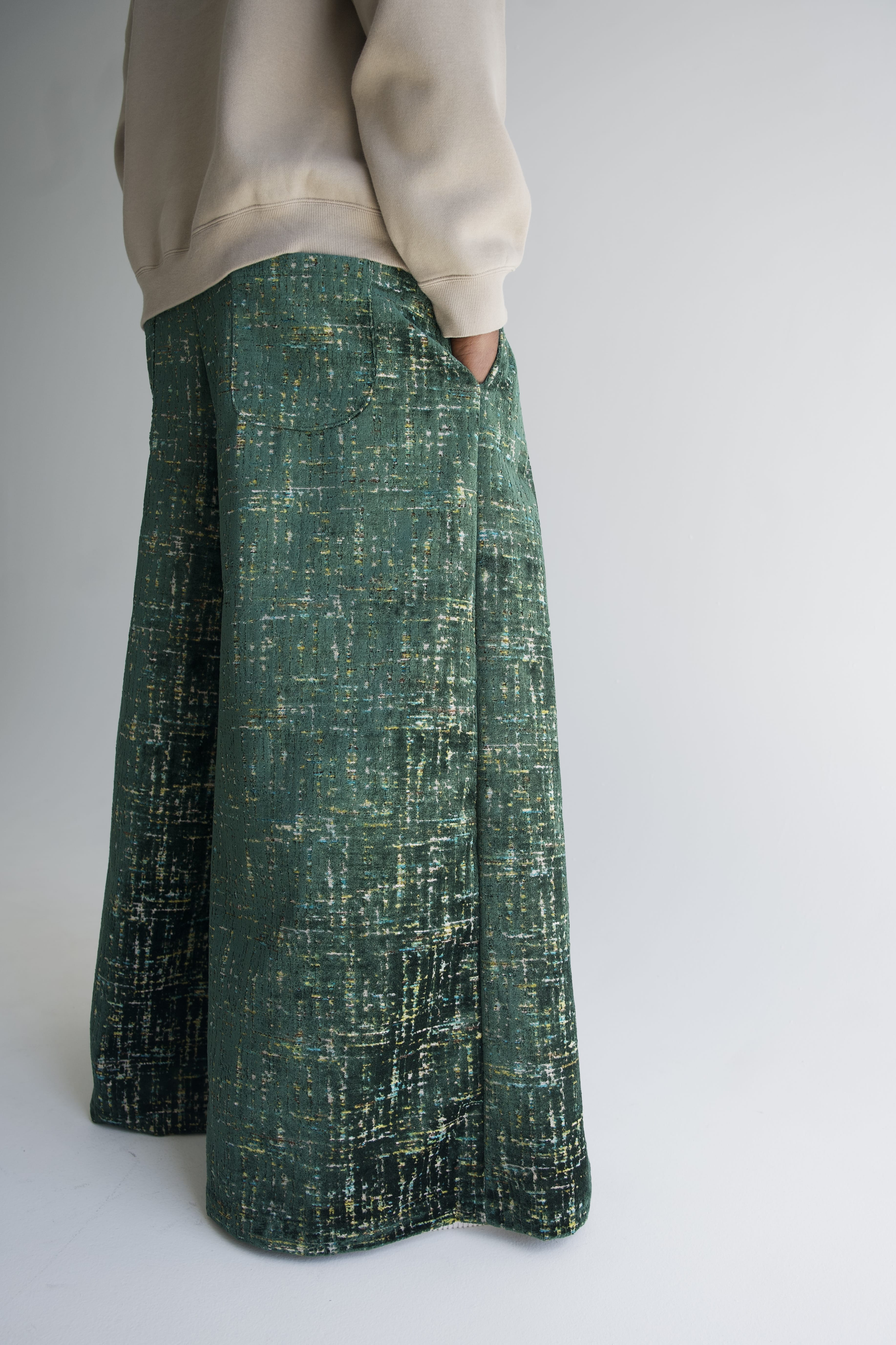 Zevelyn Jean Khadijah Wide Leg Pant KHADIJAH WIDE LEG PANT Evergreen