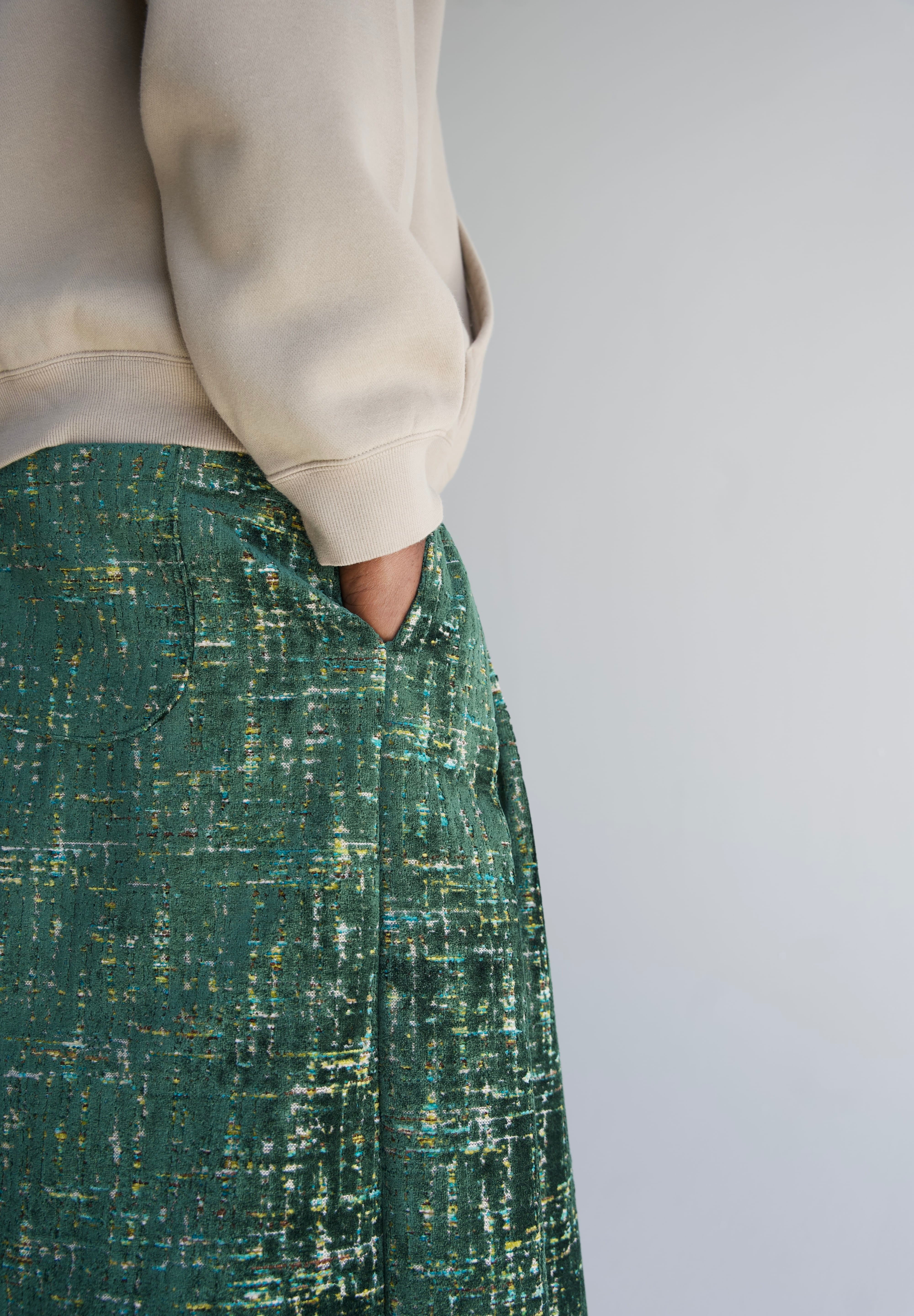 Zevelyn Jean Khadijah Wide Leg Pant KHADIJAH WIDE LEG PANT Evergreen