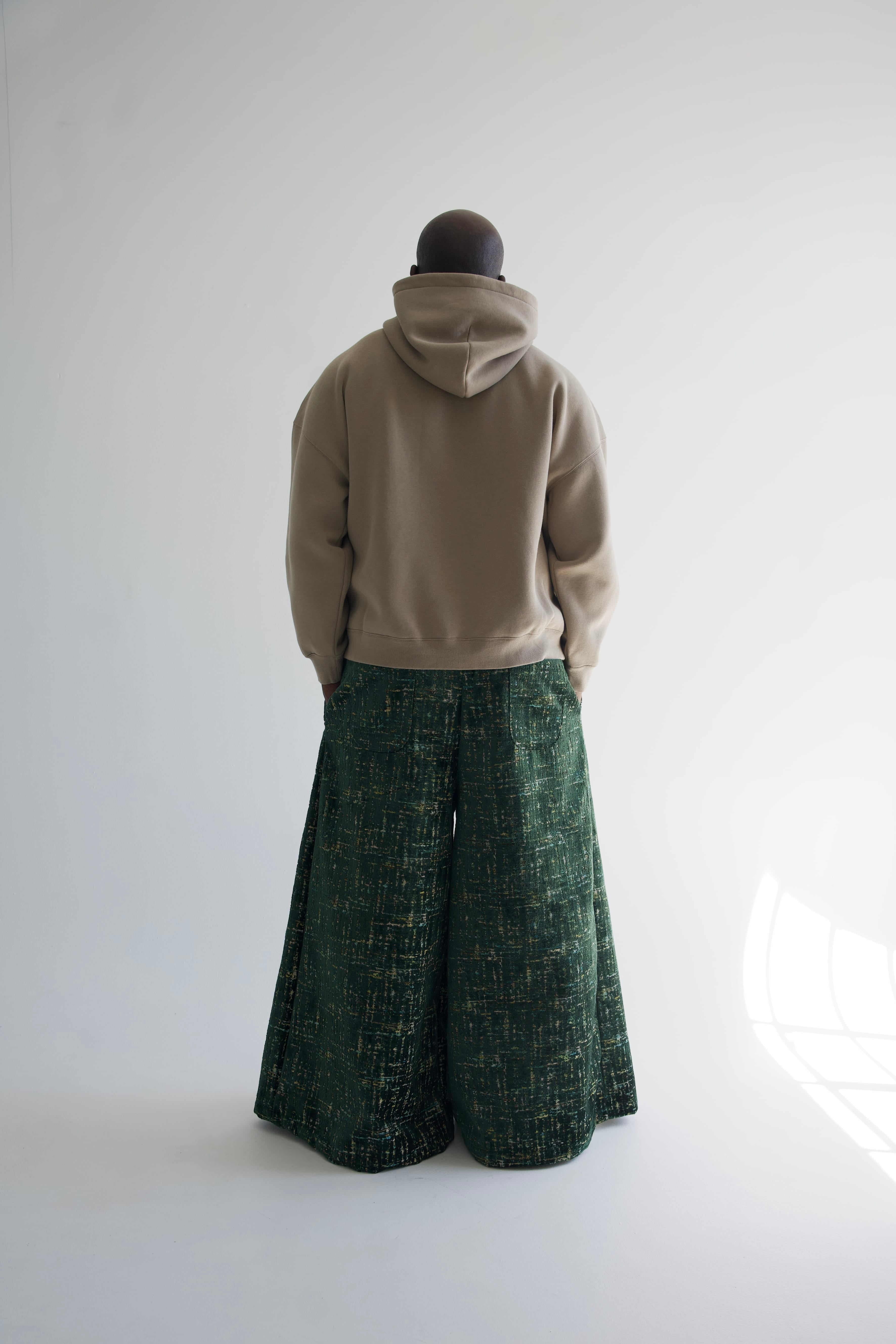 Zevelyn Jean Khadijah Wide Leg Pant KHADIJAH WIDE LEG PANT Evergreen