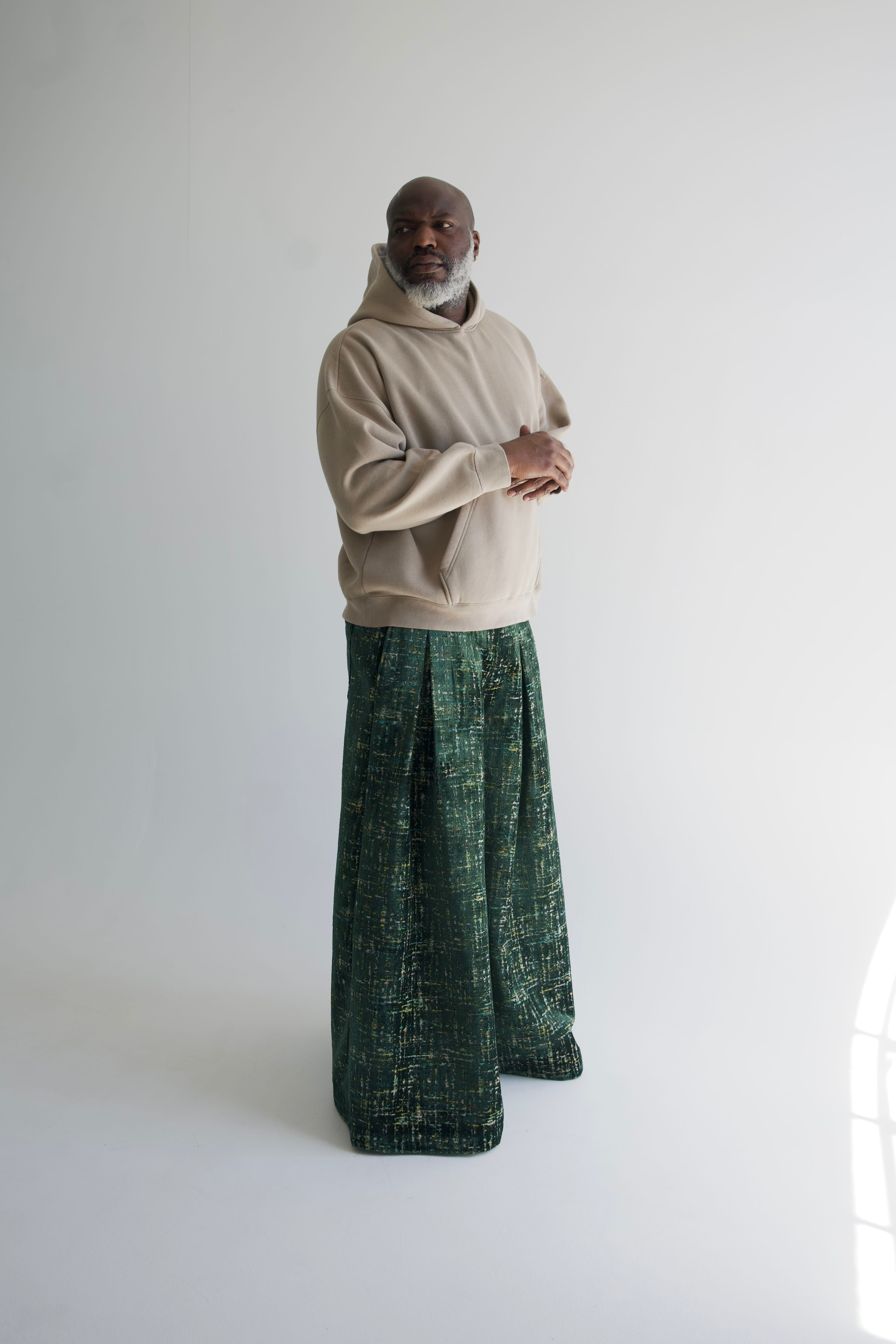 Zevelyn Jean Khadijah Wide Leg Pant KHADIJAH WIDE LEG PANT Evergreen