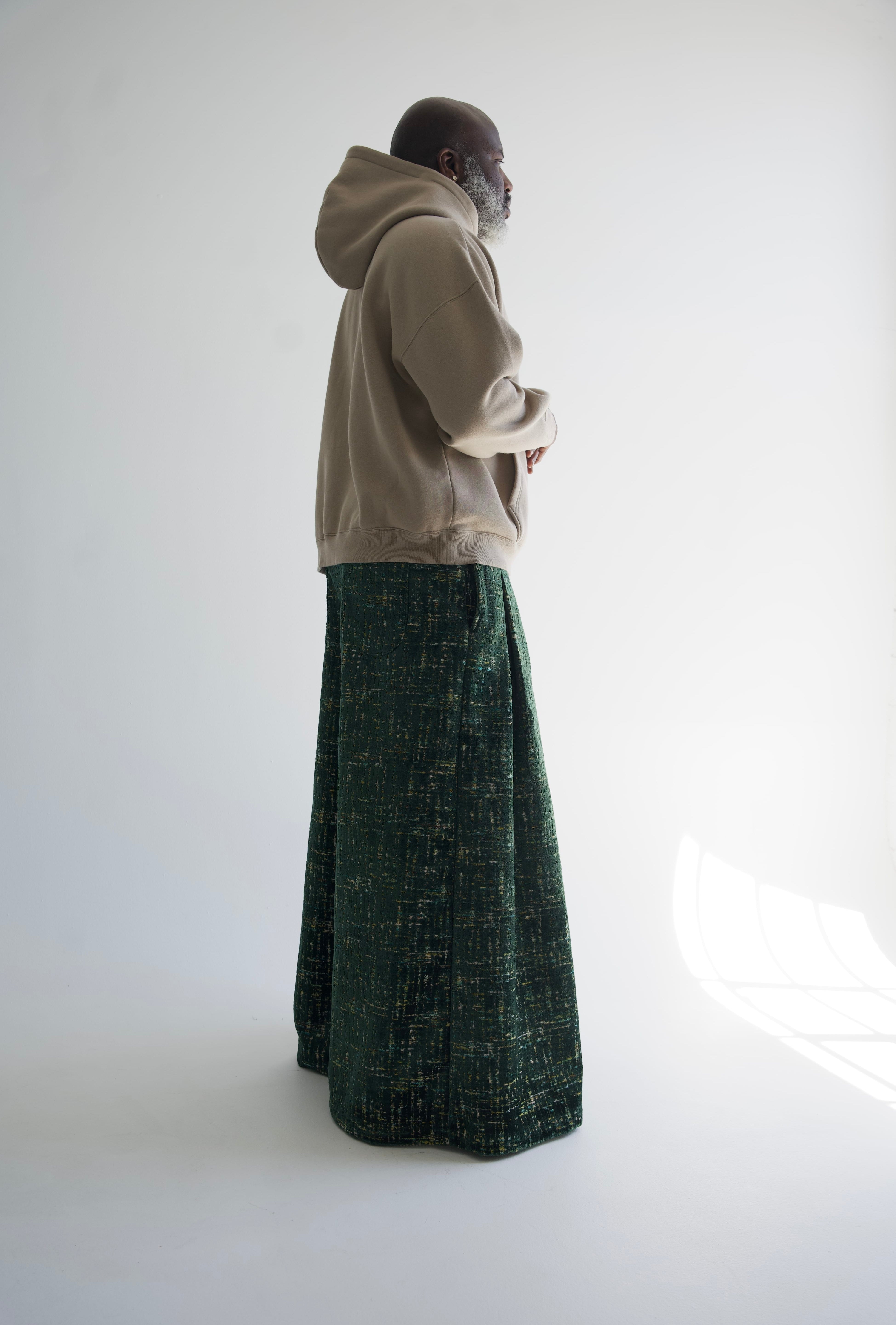 Zevelyn Jean Khadijah Wide Leg Pant KHADIJAH WIDE LEG PANT Evergreen