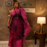 Zevelyn Jean Khadijah Wide Leg Pant KHADIJAH WIDE LEG PANT Fuscia