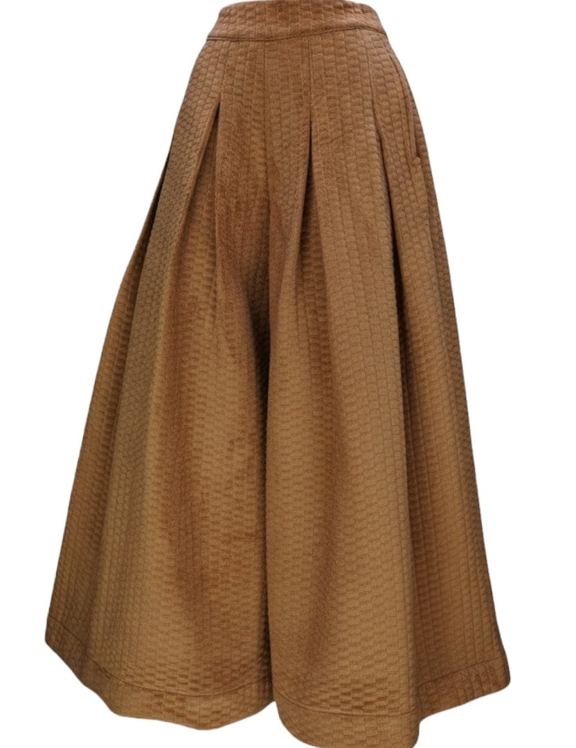 Zevelyn Jean Khadijah Wide Leg Pant KHADIJAH WIDE LEG PANT Golden Brown