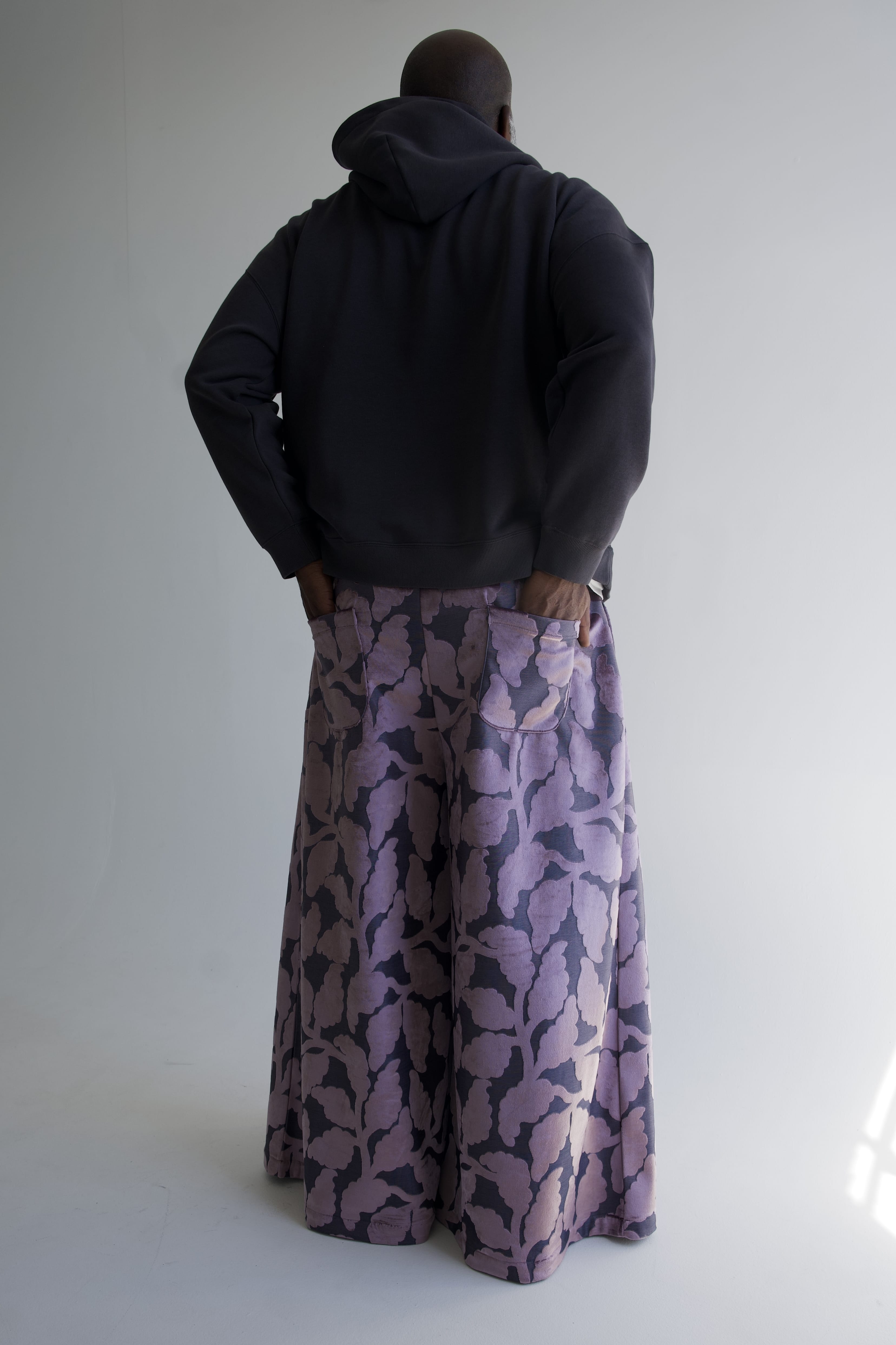 Zevelyn Jean Khadijah Wide Leg Pant KHADIJAH WIDE LEG PANT Mauve Smoke