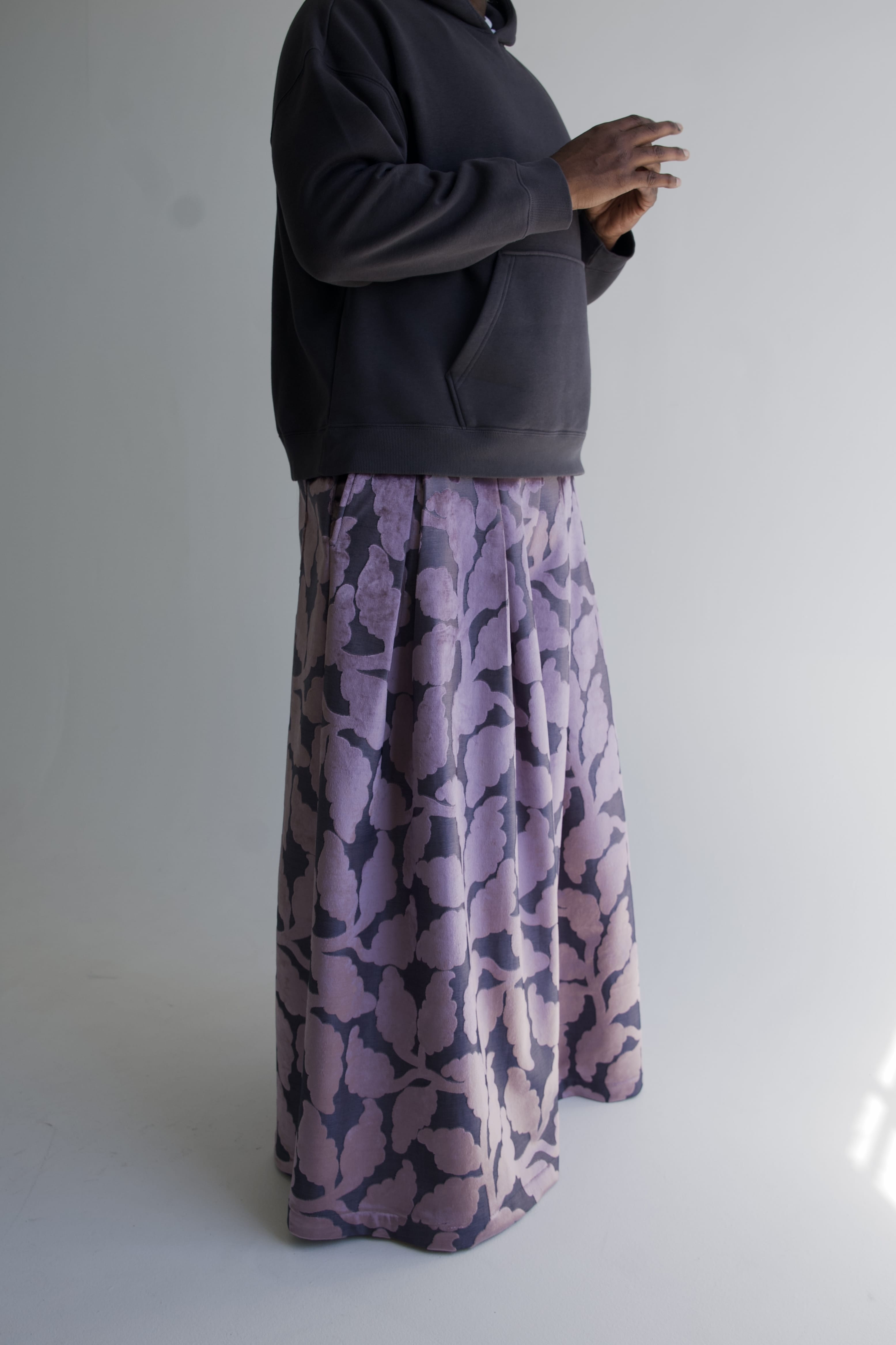 Zevelyn Jean Khadijah Wide Leg Pant KHADIJAH WIDE LEG PANT Mauve Smoke