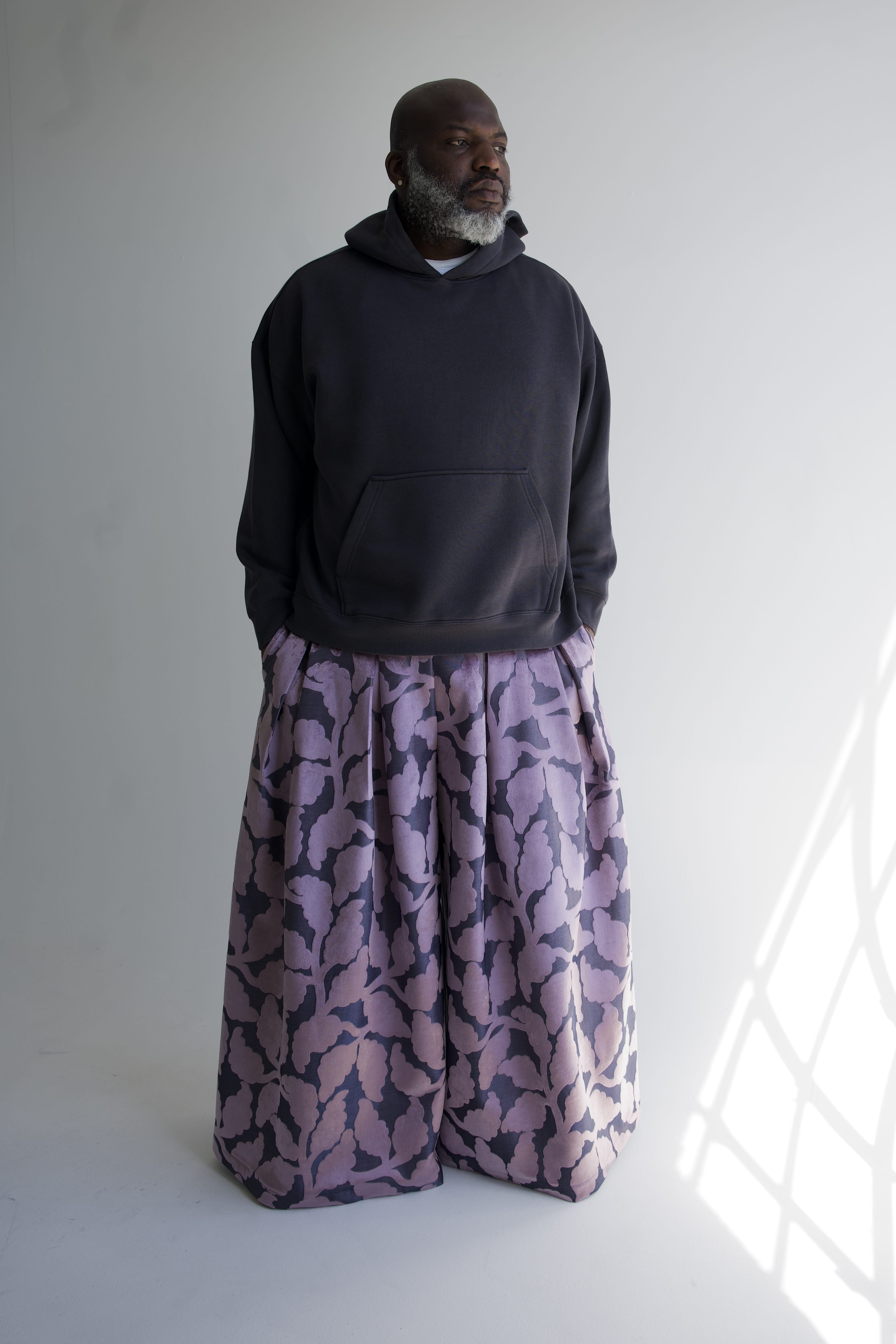 Zevelyn Jean Khadijah Wide Leg Pant KHADIJAH WIDE LEG PANT Mauve Smoke