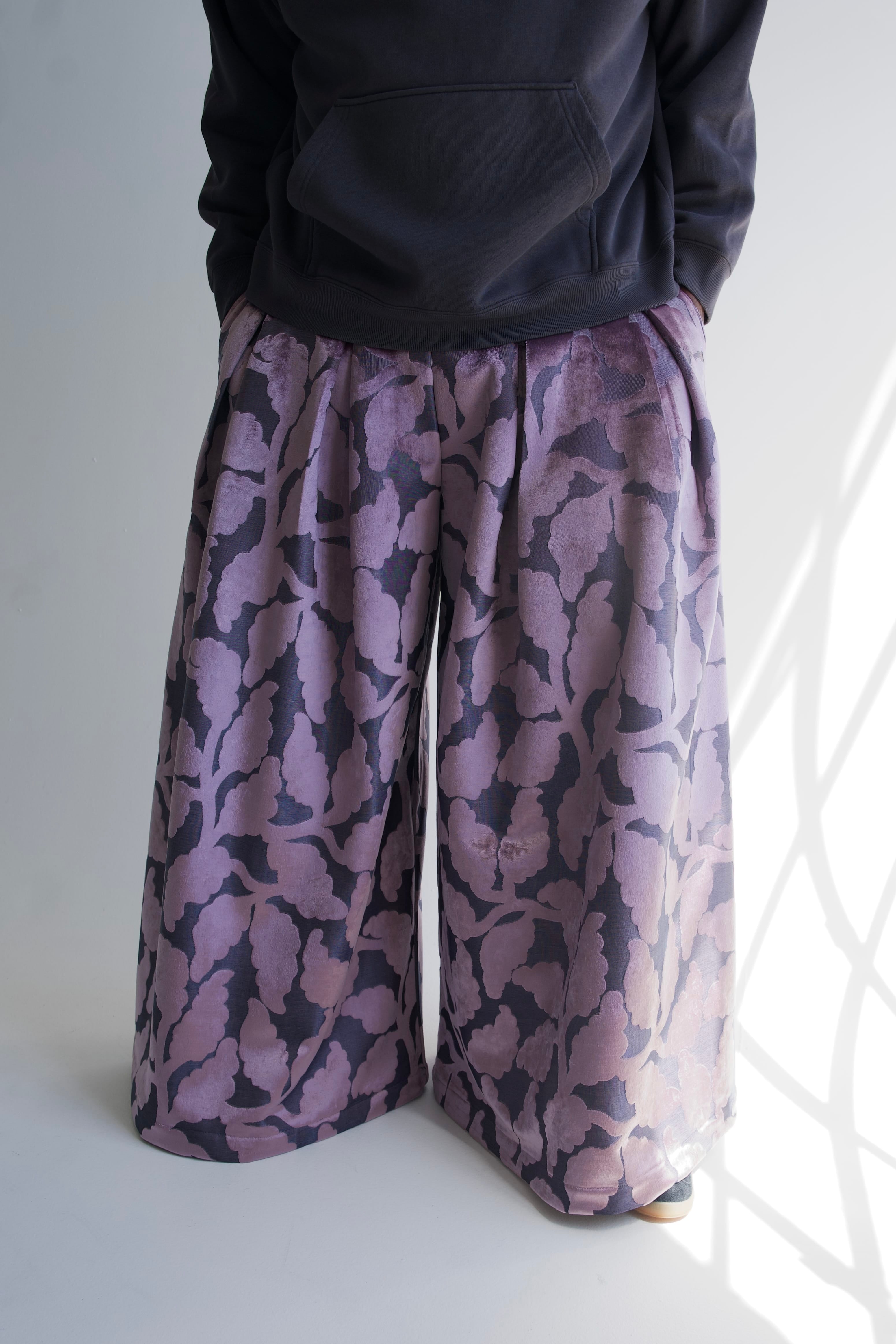 Zevelyn Jean Khadijah Wide Leg Pant KHADIJAH WIDE LEG PANT Mauve Smoke