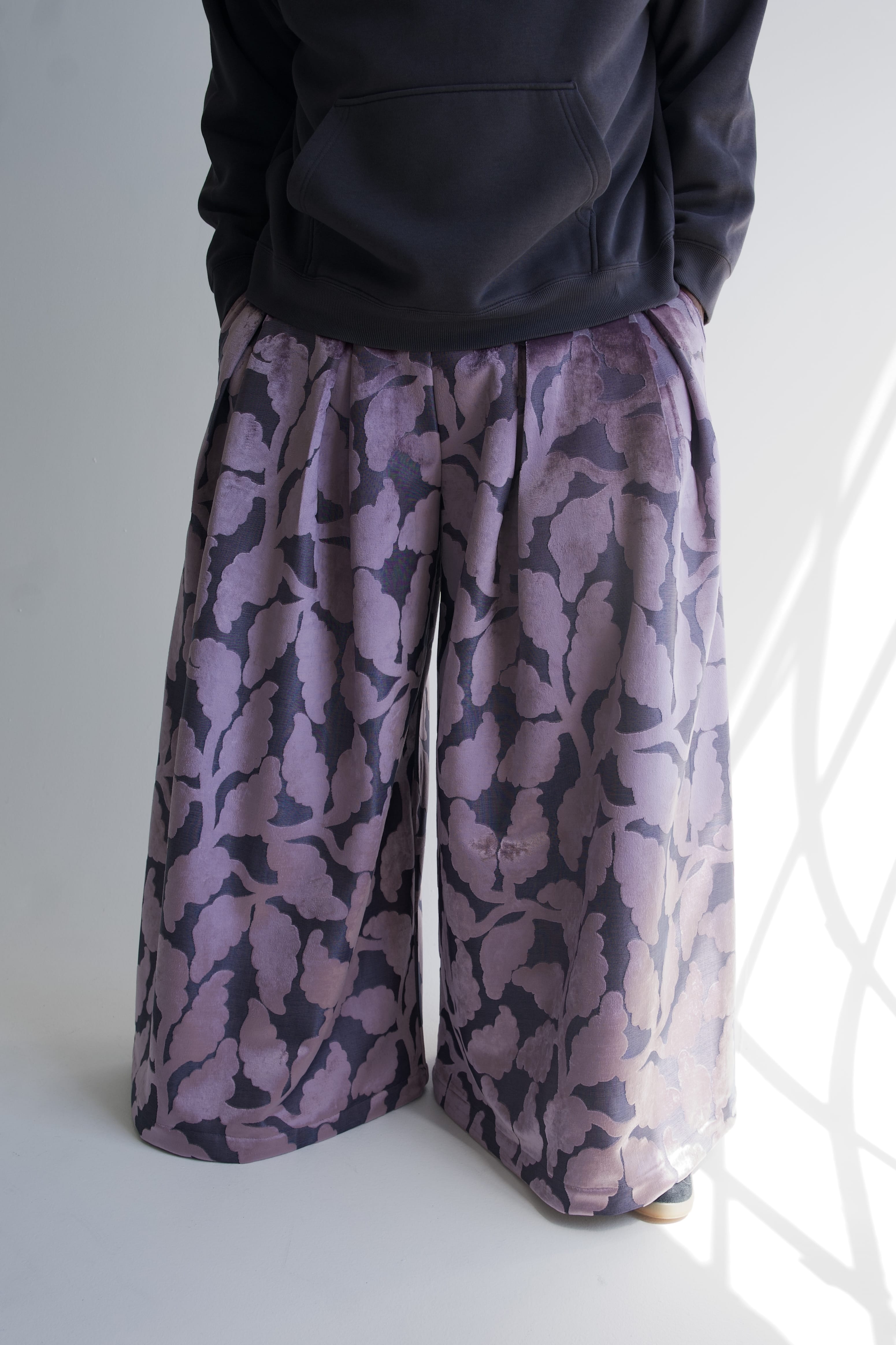 Zevelyn Jean Khadijah Wide Leg Pant KHADIJAH WIDE LEG PANT Mauve Smoke