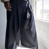 Zevelyn Jean Khadijah Wide Leg Pant KHADIJAH WIDE LEG PANT Midnight Blue Denim