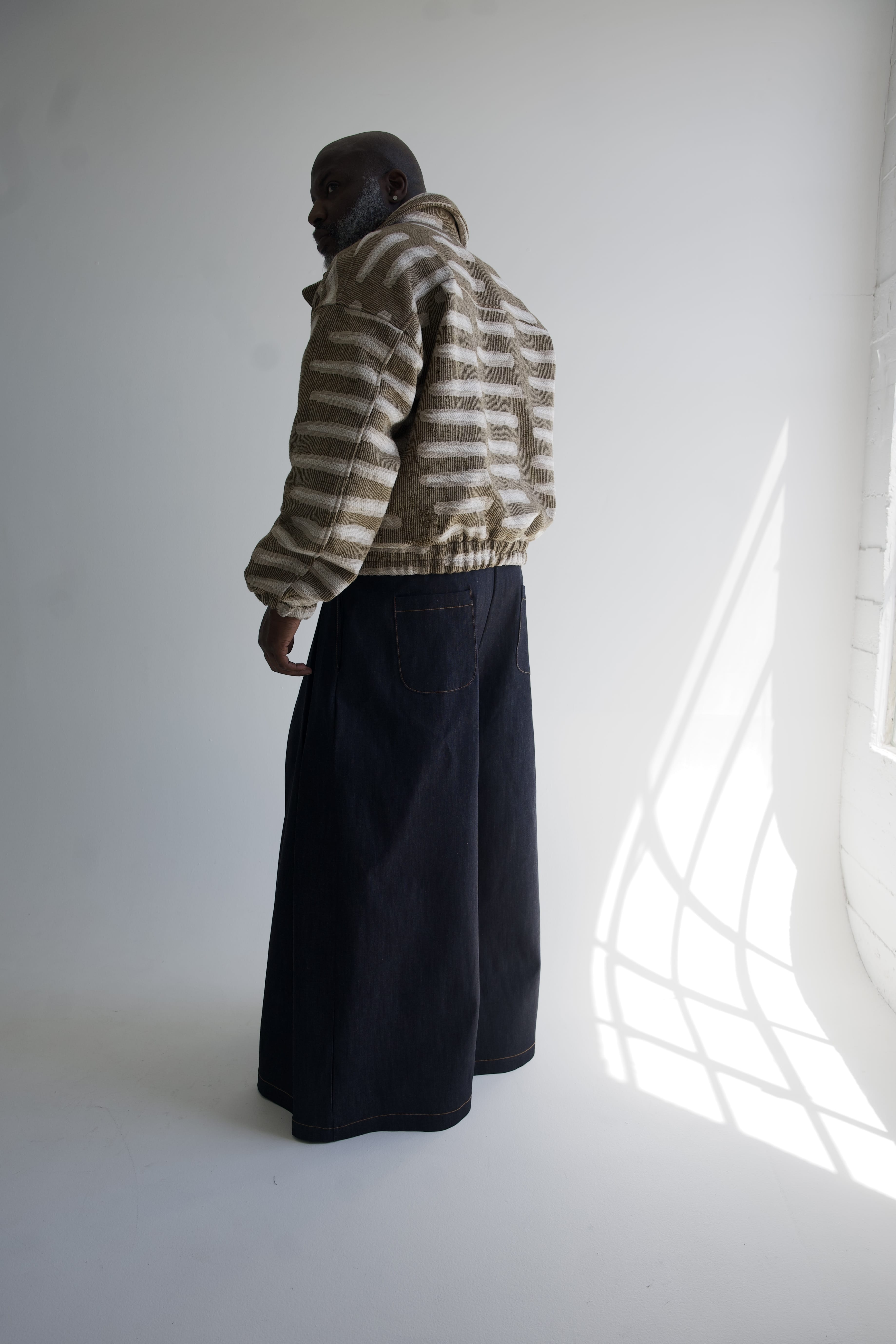 Zevelyn Jean Khadijah Wide Leg Pant KHADIJAH WIDE LEG PANT Midnight Blue Denim