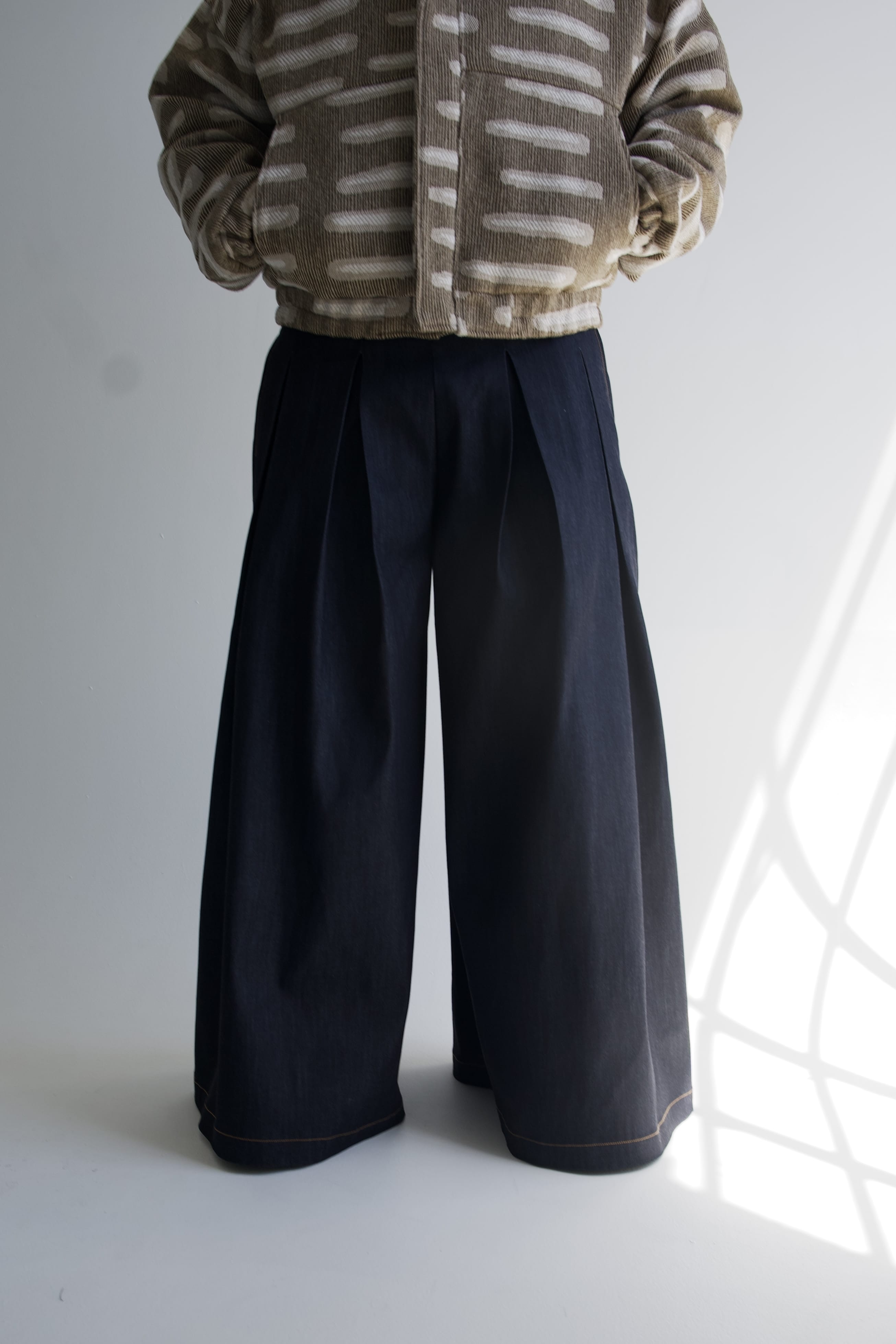 Zevelyn Jean Khadijah Wide Leg Pant KHADIJAH WIDE LEG PANT Midnight Blue Denim