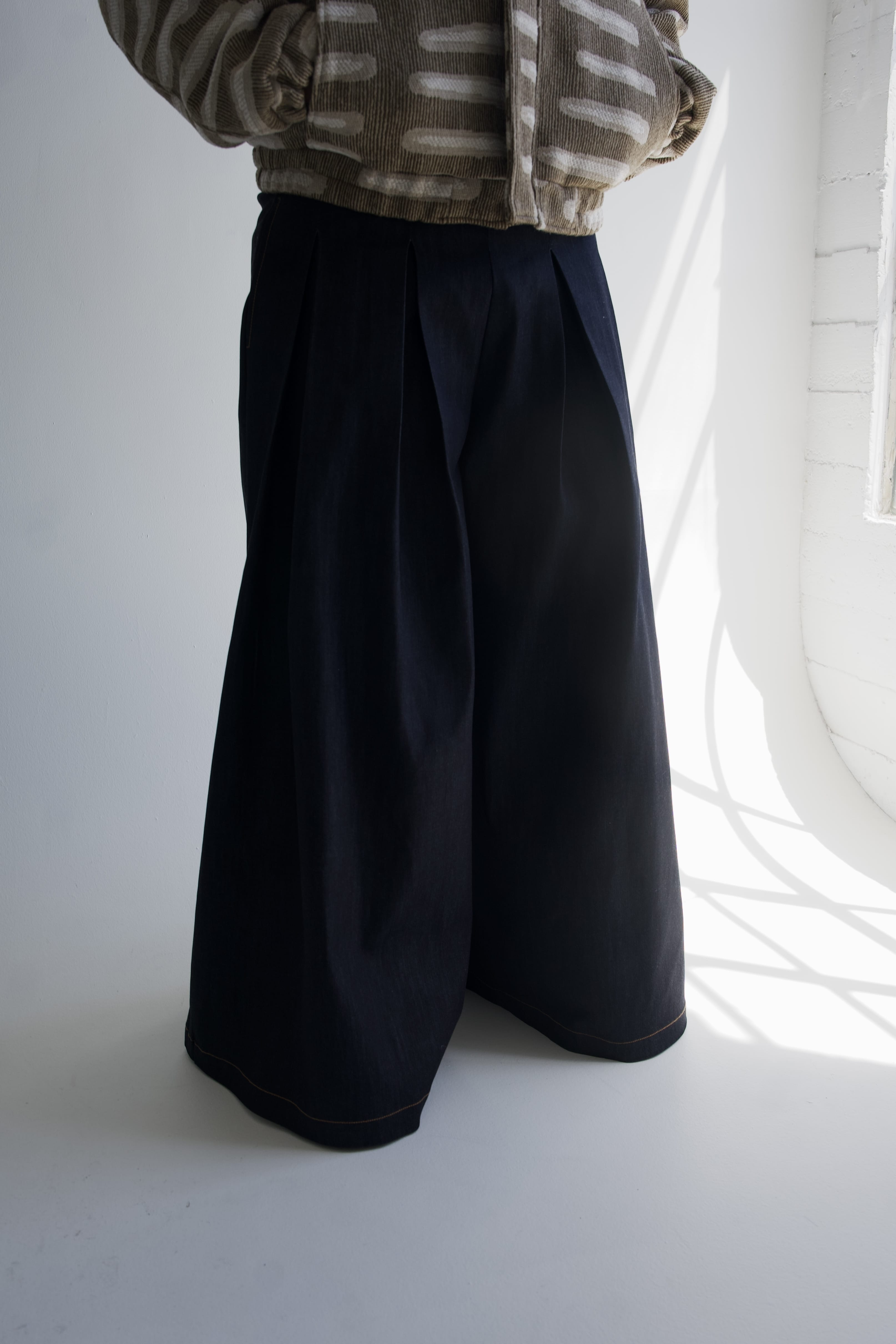 Zevelyn Jean Khadijah Wide Leg Pant KHADIJAH WIDE LEG PANT Midnight Blue Denim