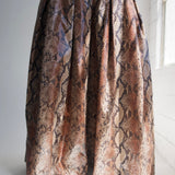 Zevelyn Jean Khadijah Wide Leg Pant KHADIJAH WIDE LEG PANT Mocha Snakeskin