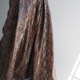 Zevelyn Jean Khadijah Wide Leg Pant KHADIJAH WIDE LEG PANT Mocha Snakeskin