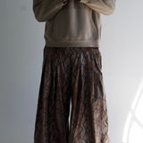 Zevelyn Jean Khadijah Wide Leg Pant KHADIJAH WIDE LEG PANT Mocha Snakeskin