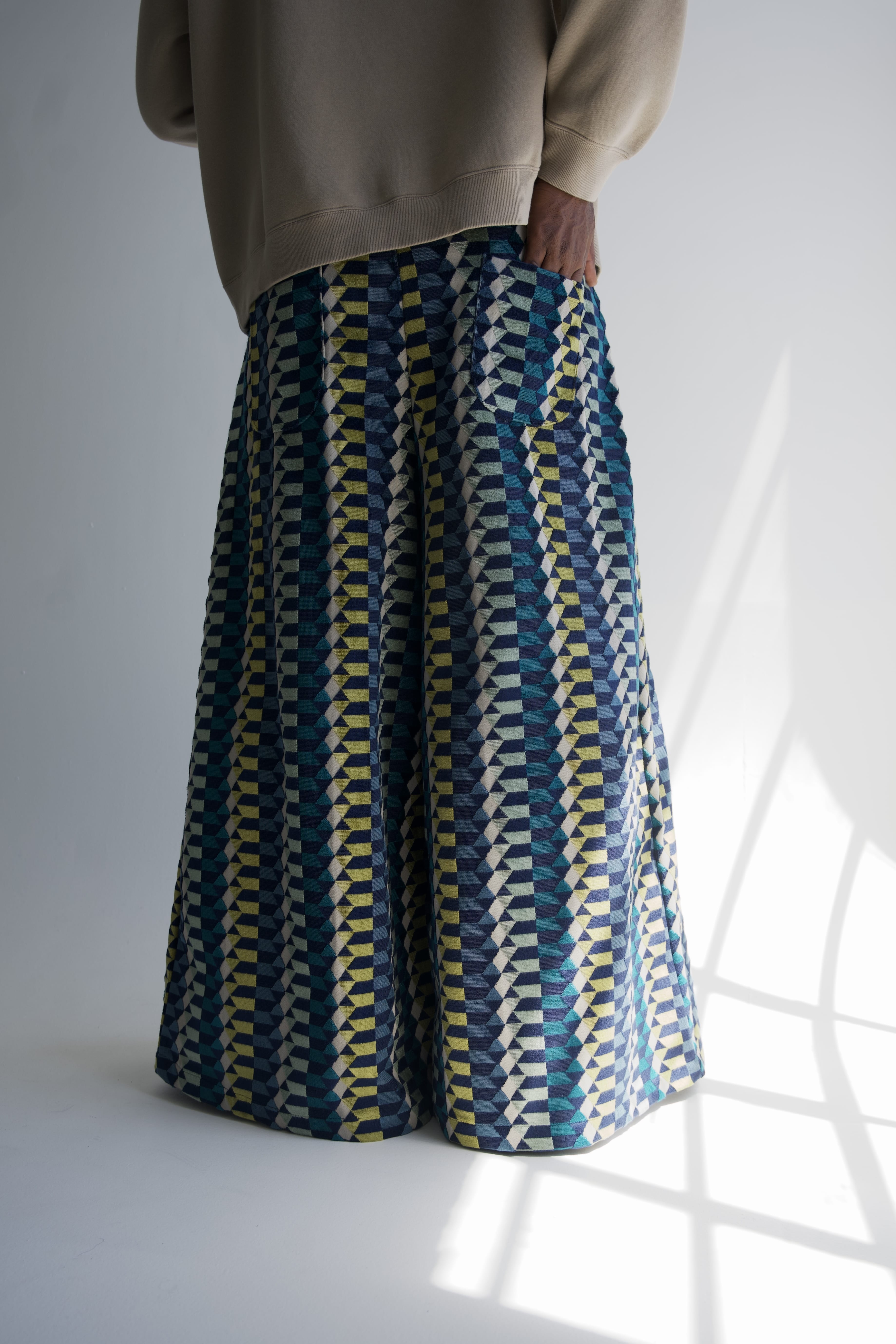Zevelyn Jean Khadijah Wide Leg Pant KHADIJAH WIDE LEG PANT Pacific Blues