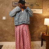 Zevelyn Jean Khadijah Wide Leg Pant KHADIJAH WIDE LEG PANT Pink Taffy