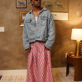 Zevelyn Jean Khadijah Wide Leg Pant KHADIJAH WIDE LEG PANT Pink Taffy