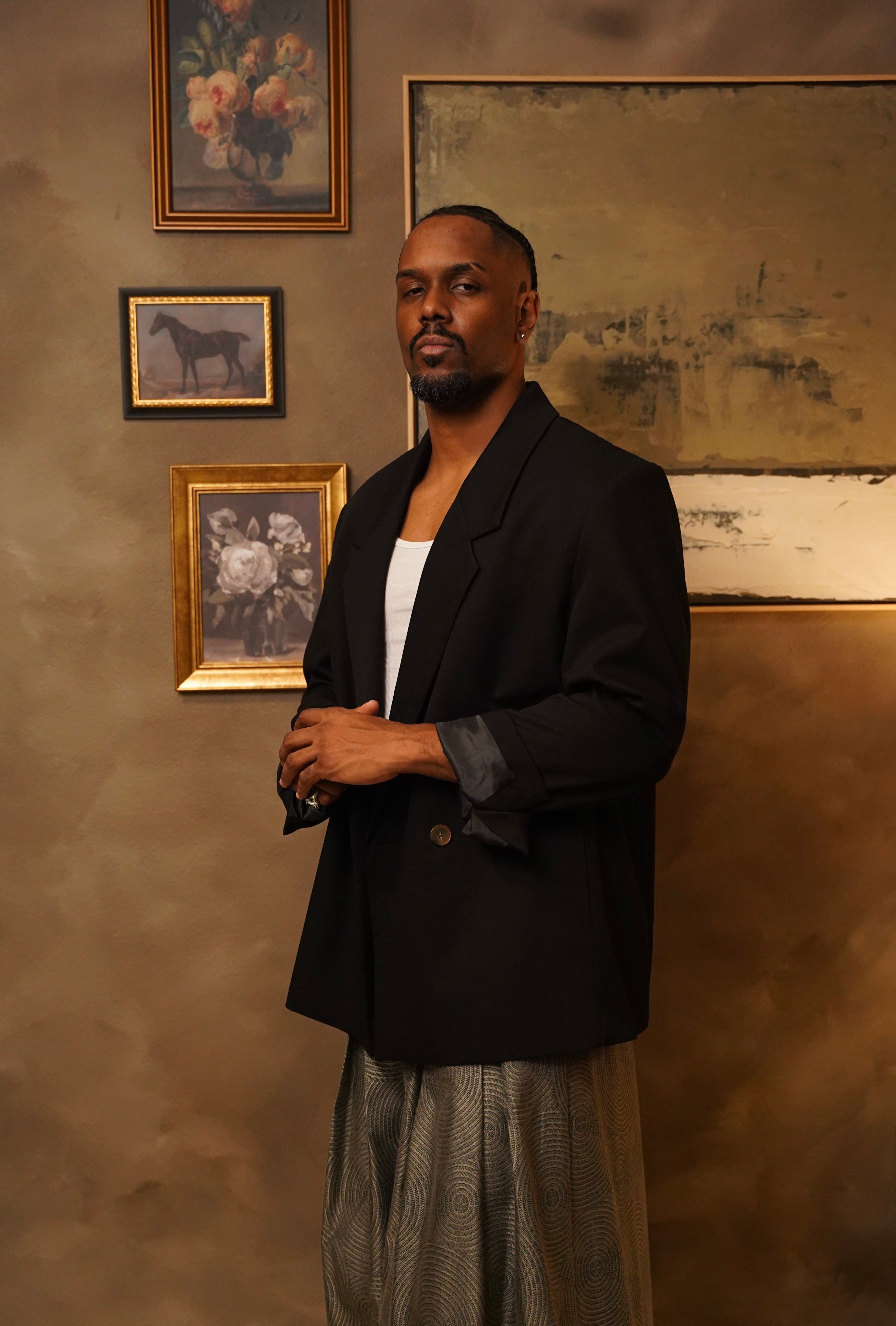 Zevelyn Jean Khadijah Wide Leg Pant KHADIJAH WIDE LEG PANT Steel Maze