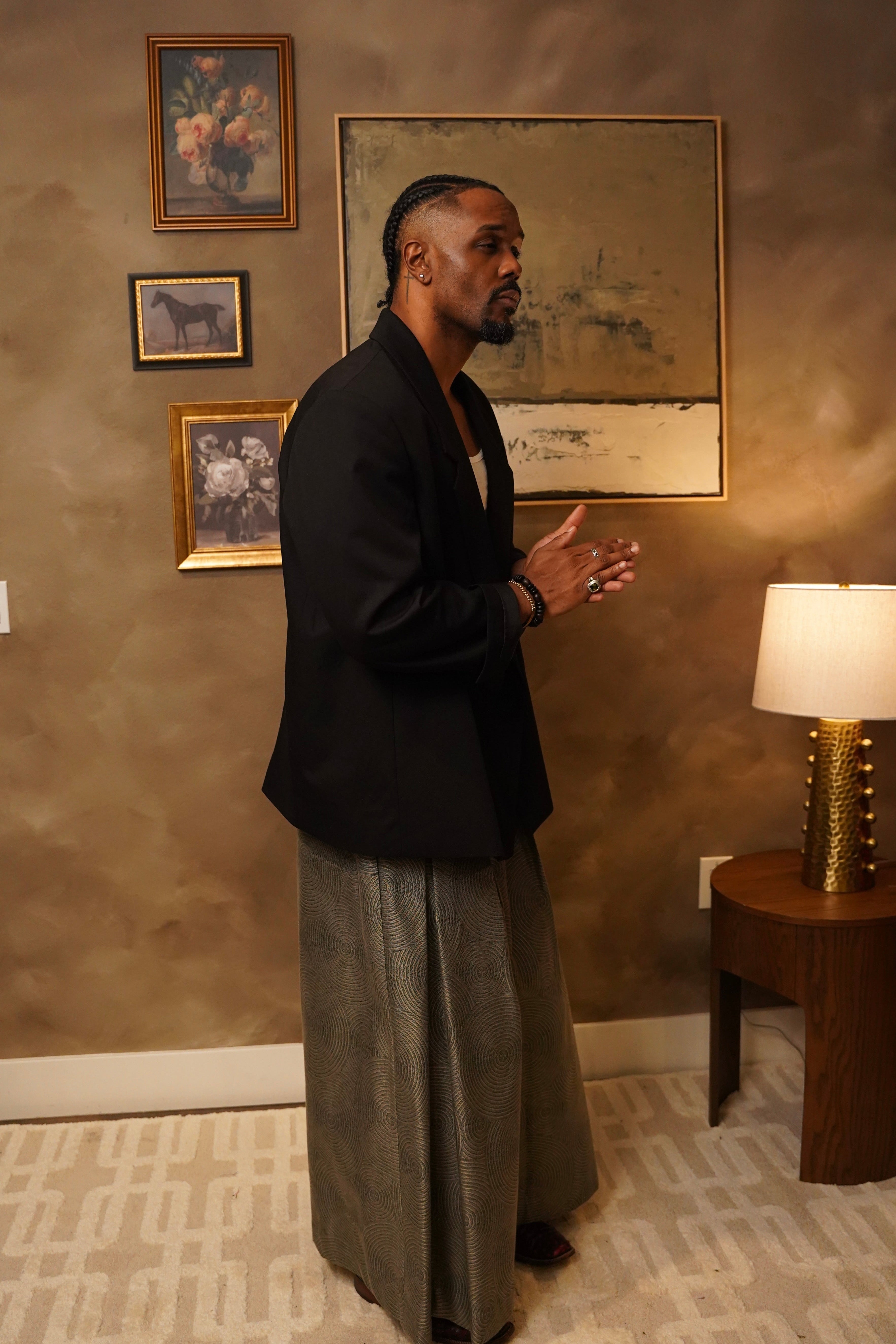 Zevelyn Jean Khadijah Wide Leg Pant KHADIJAH WIDE LEG PANT Steel Maze