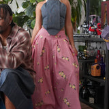 Zevelyn Jean Khadijah Wide Leg Pant KHADIJAH WIDE LEG PANT Sunflower