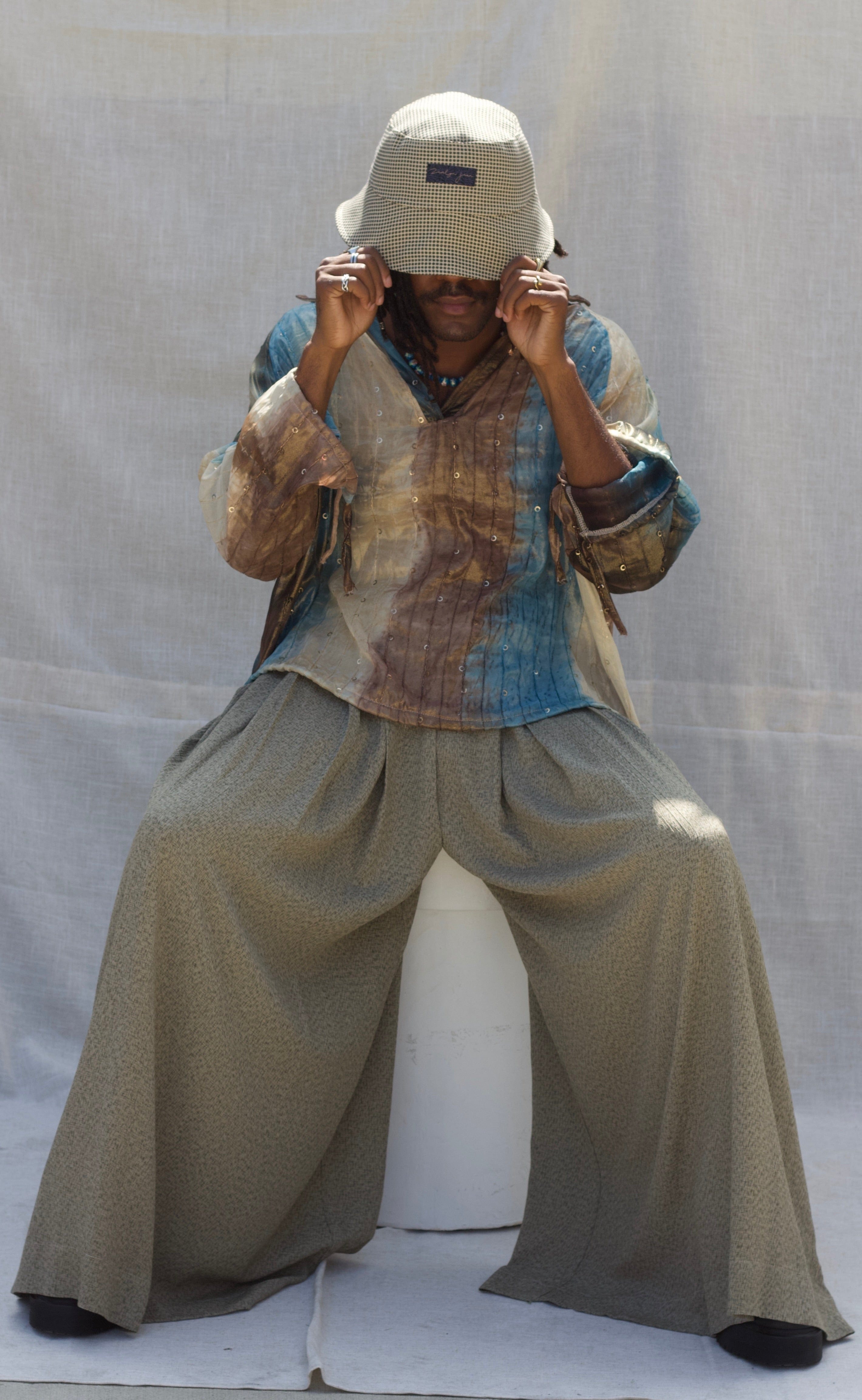 Zevelyn Jean Khadijah Wide Leg Pant KHADIJAH WIDE LEG PANT Taupe